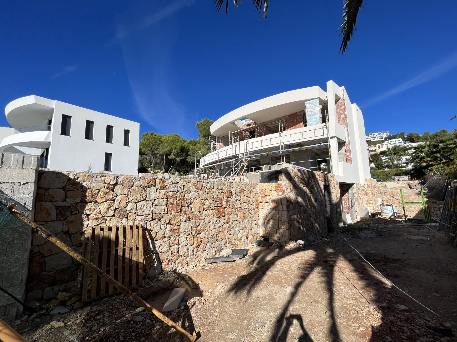 Luxury villa with sea views in Moraira in Medvilla Spanje