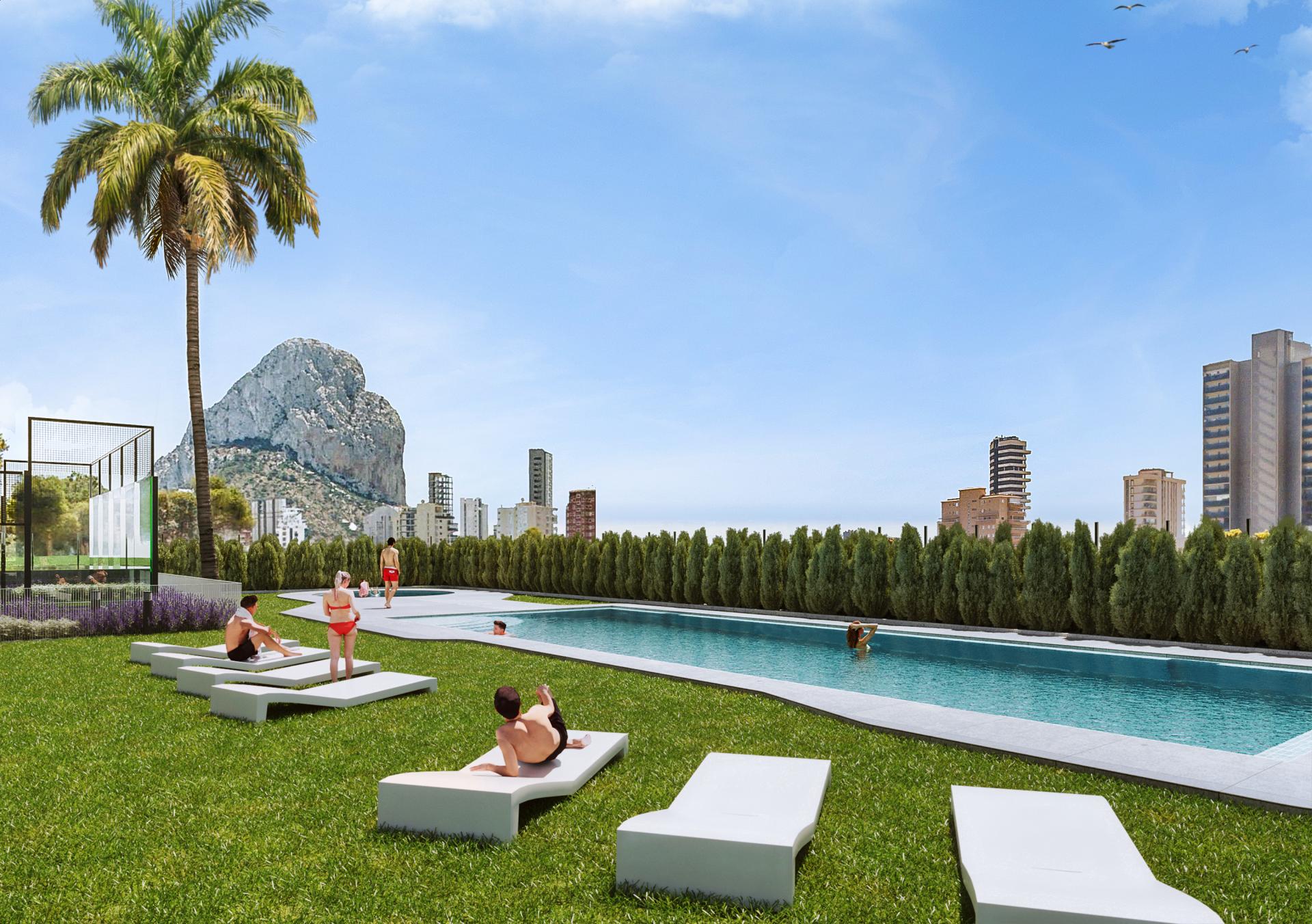 3 bedroom Apartment with terrace in Calpe - New build in Medvilla Spanje