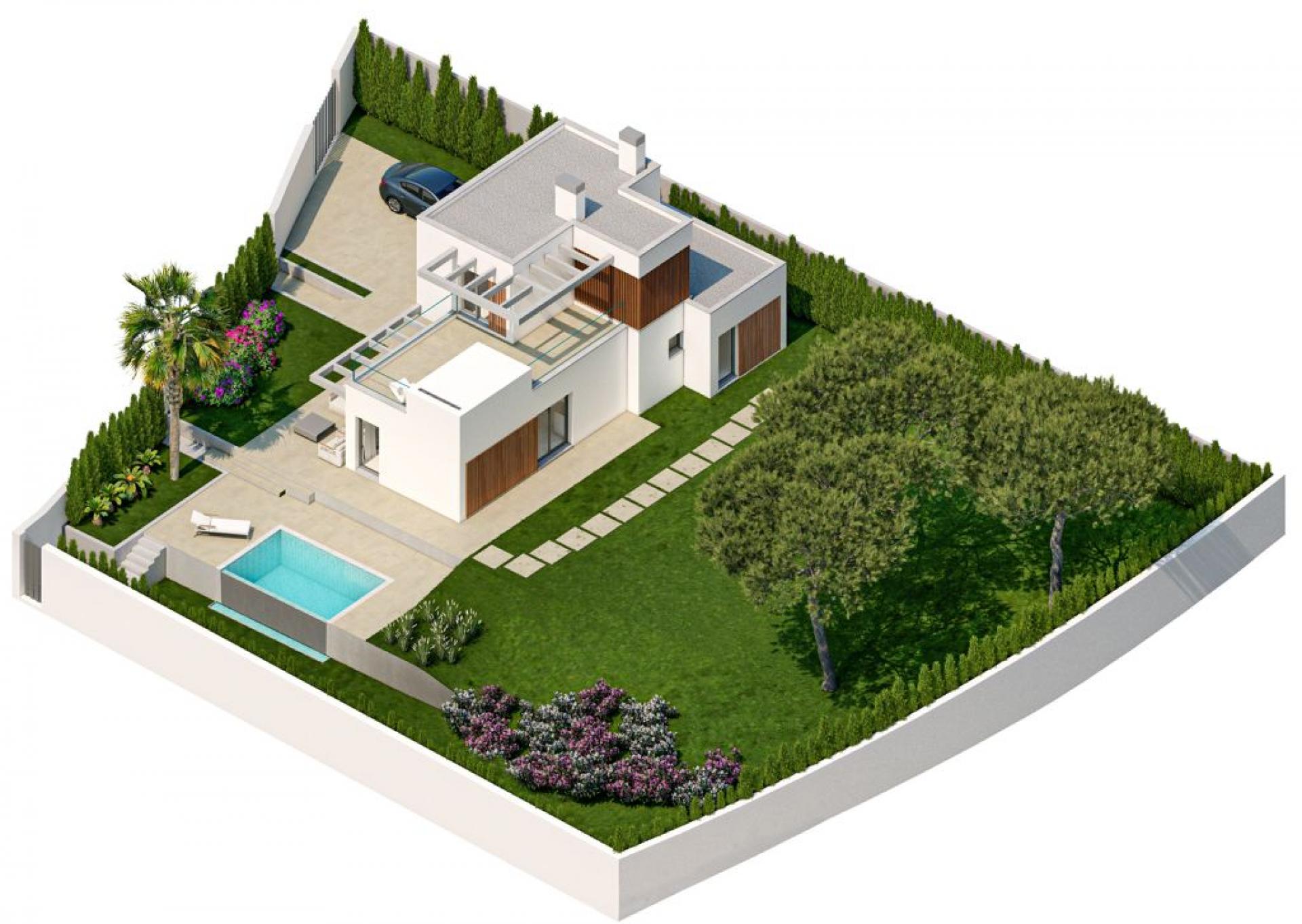 3 bedroom Villa in Finestrat - New build in Medvilla Spanje