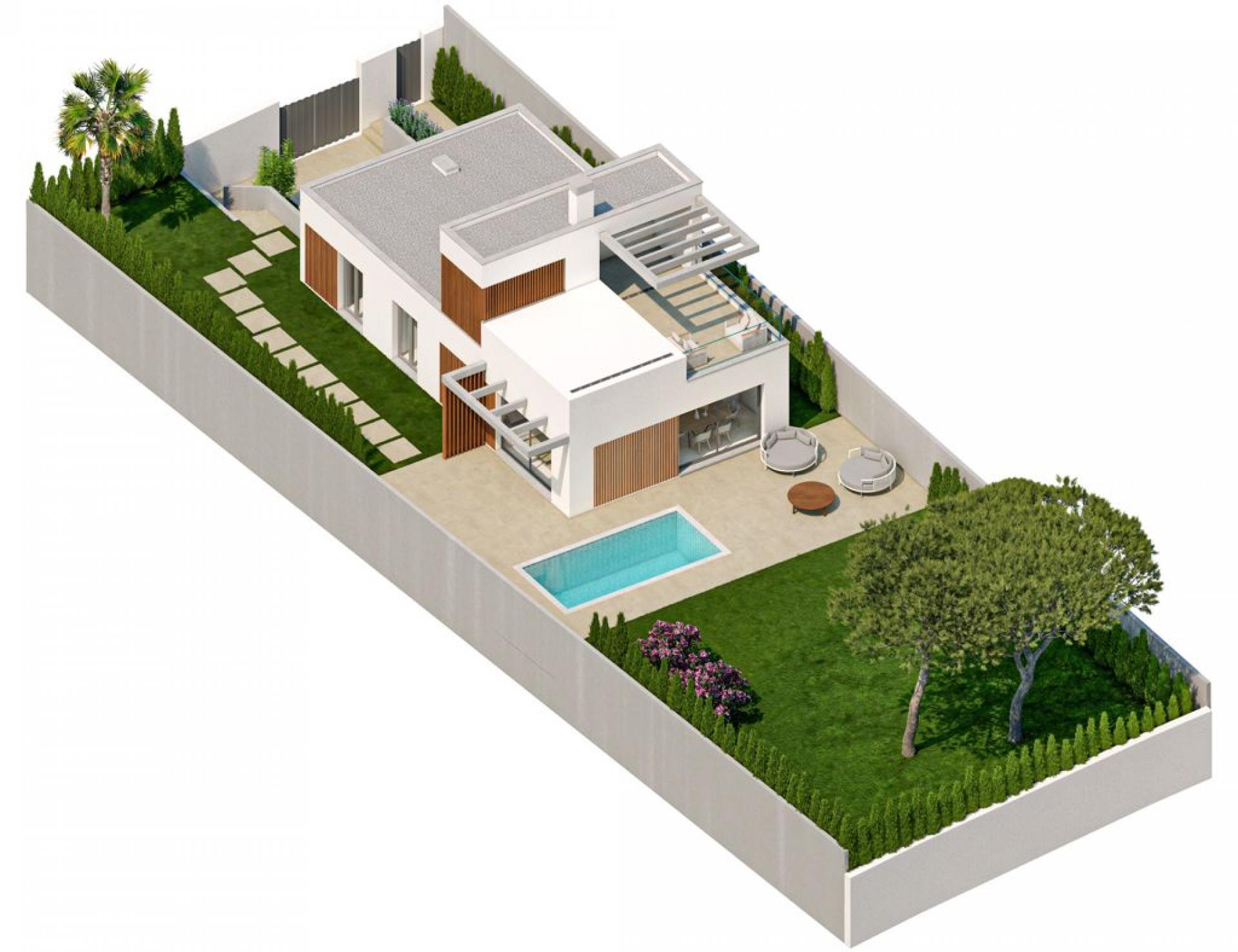 3 bedroom Villa in Finestrat - New build in Medvilla Spanje