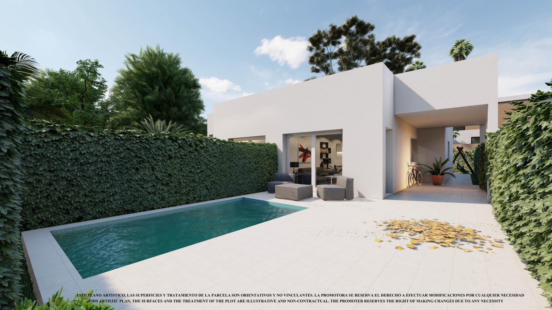 2 bedroom Terraced villa in Los Alcazares - New build in Medvilla Spanje