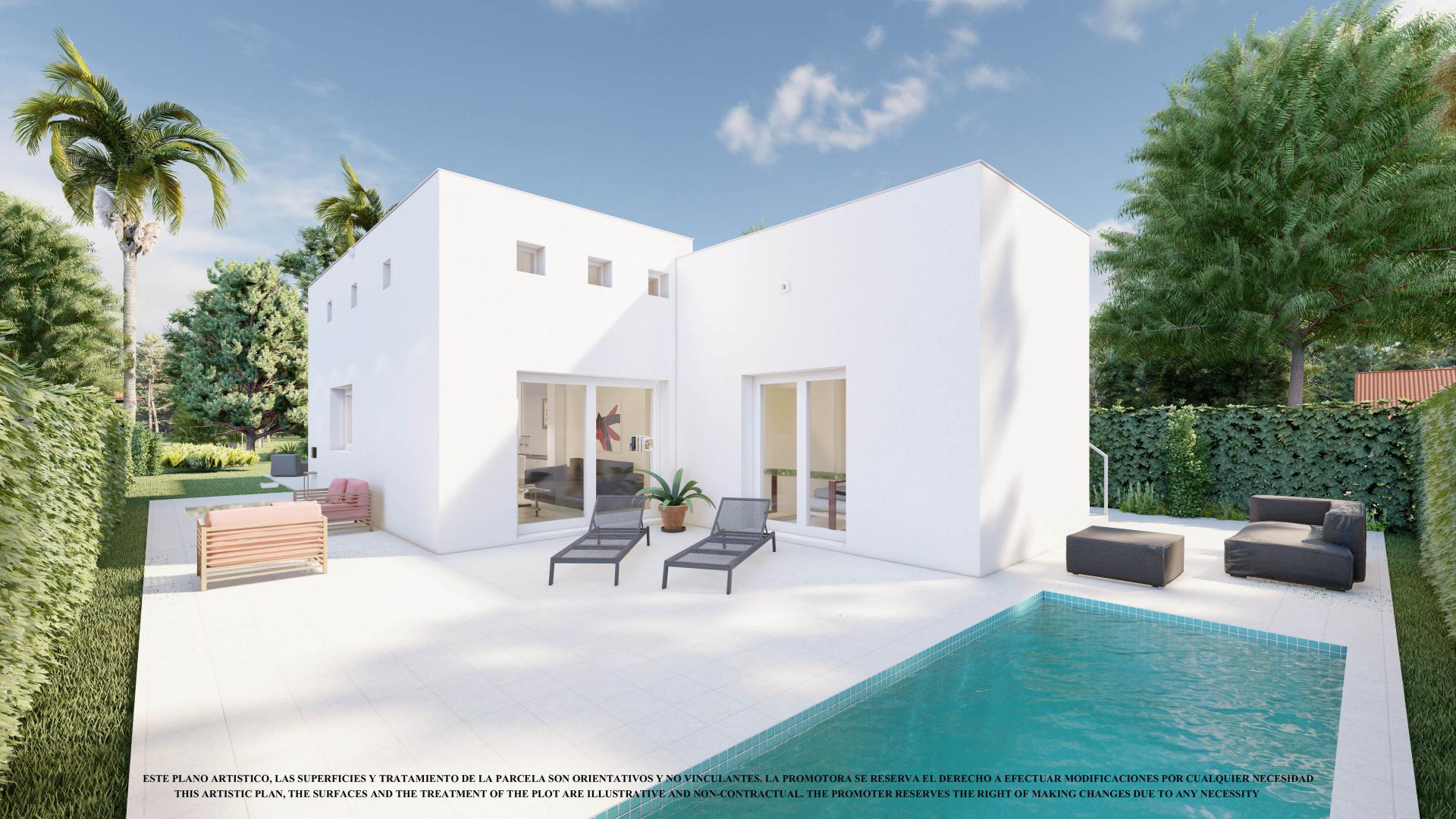 3 bedroom Villa in Los Alcazares - New build in Medvilla Spanje