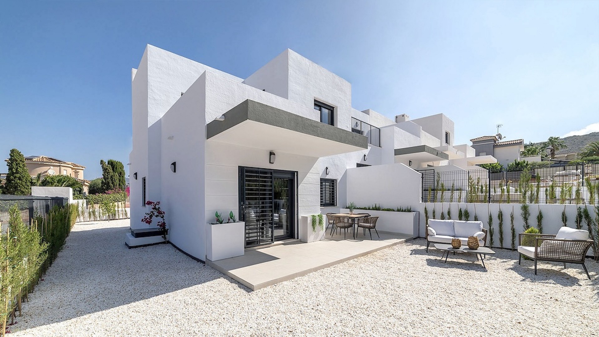 3 bedroom Terraced villa in Busot - New build in Medvilla Spanje