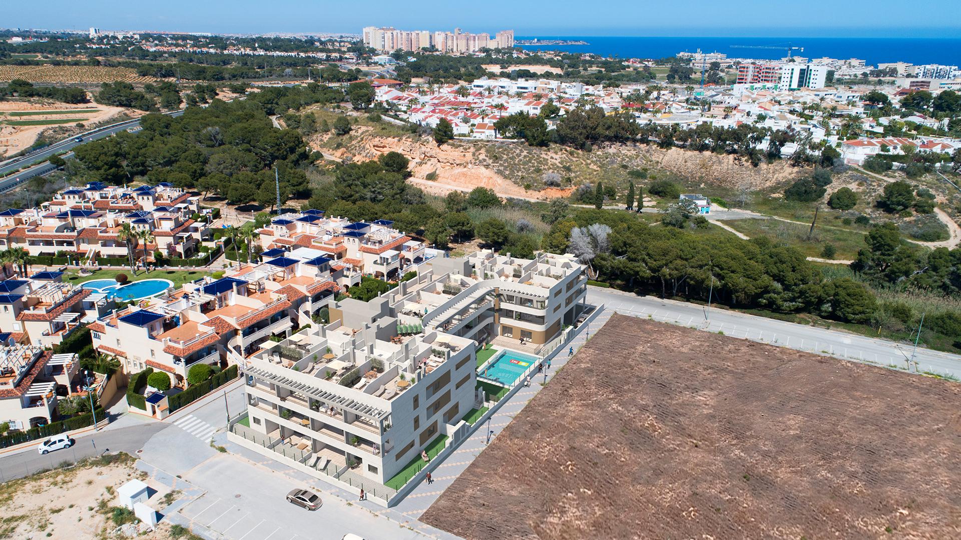 Newbuild close to Mil Palmeras beach, between Campoamor and Torre de la Horadada in Medvilla Spanje