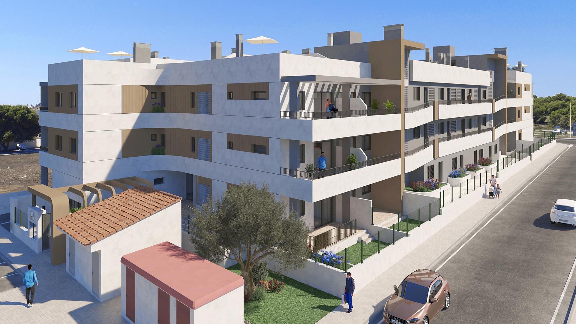 Newbuild close to Mil Palmeras beach, between Campoamor and Torre de la Horadada in Medvilla Spanje