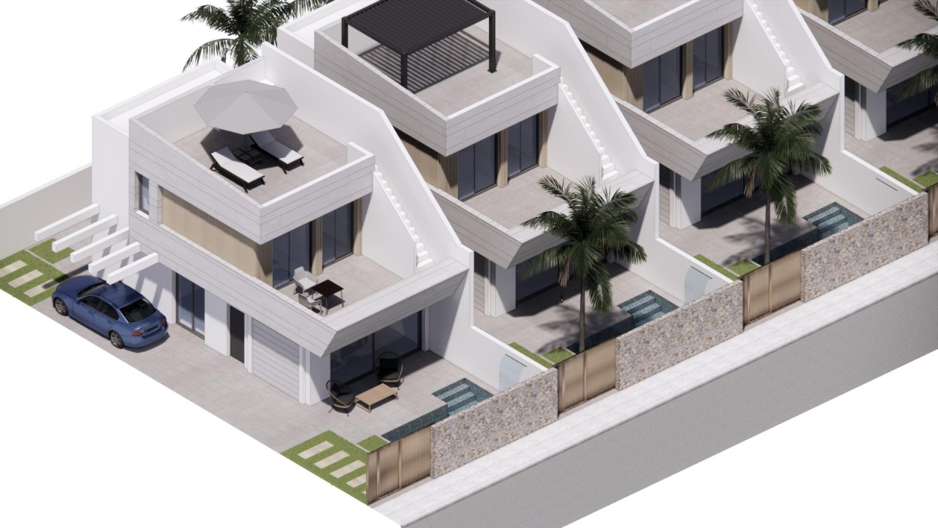 3 bedroom Villa in San Javier - New build in Medvilla Spanje