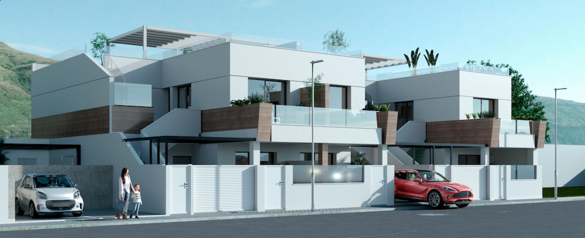 2 bedroom Apartments - solarium in Pilar de la Horadada - New build in Medvilla Spanje