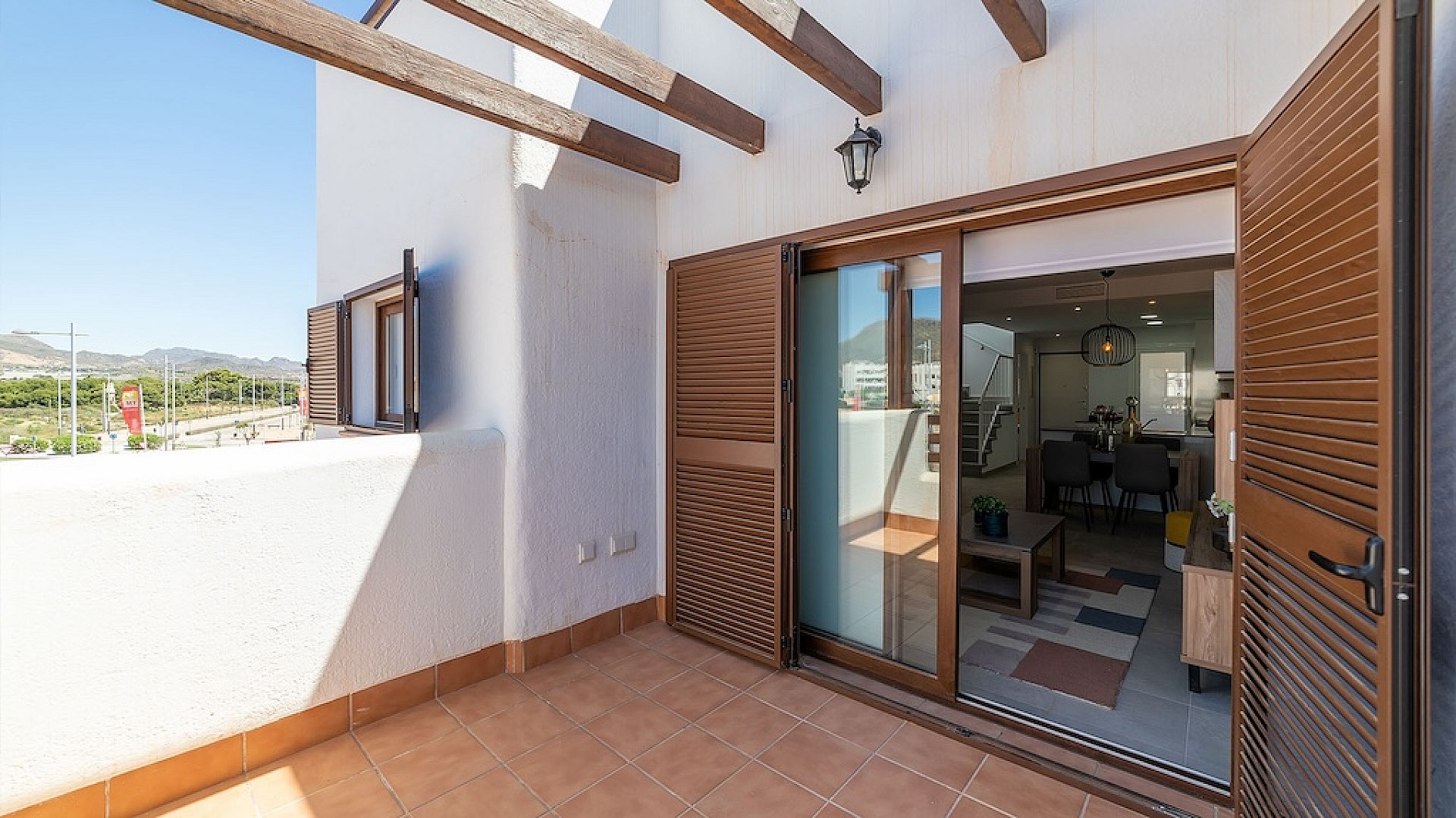 Beach homes in Mar de Pulpi at the Coast of Almeria in Medvilla Spanje