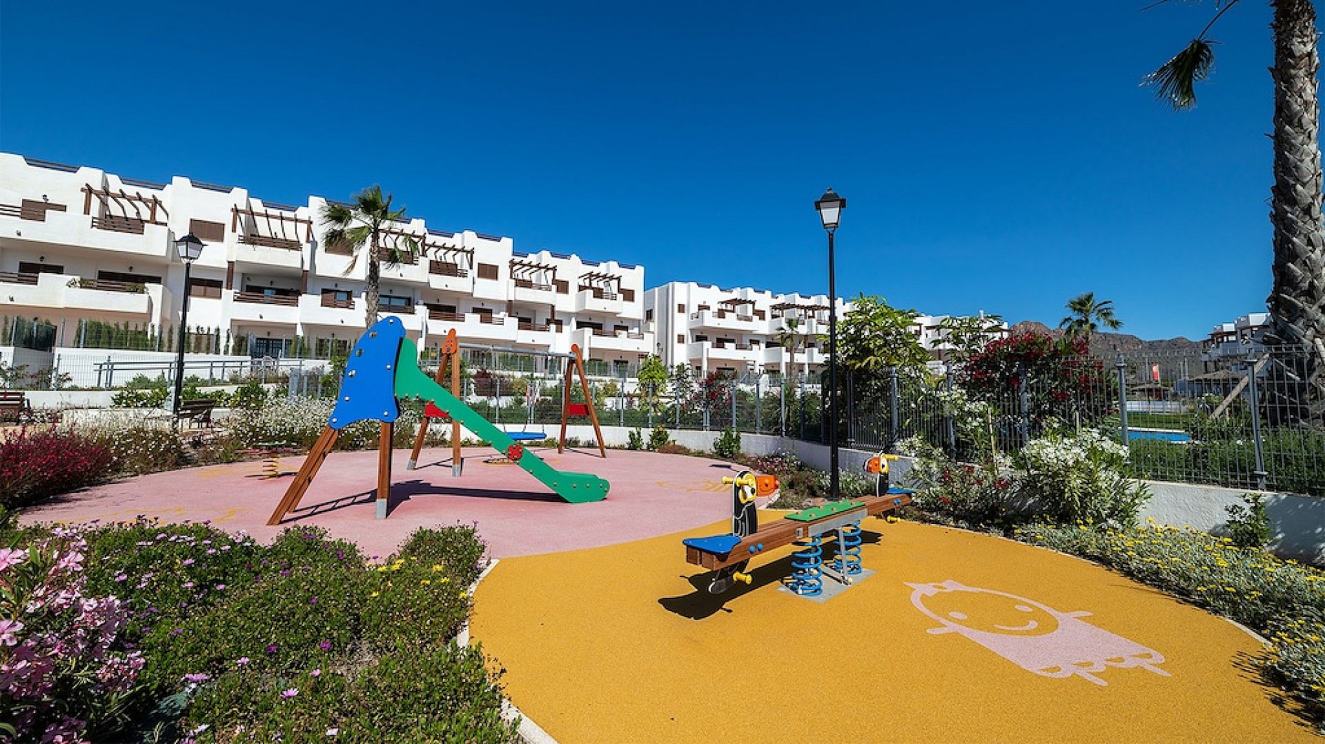 Beach homes in Mar de Pulpi at the Coast of Almeria in Medvilla Spanje