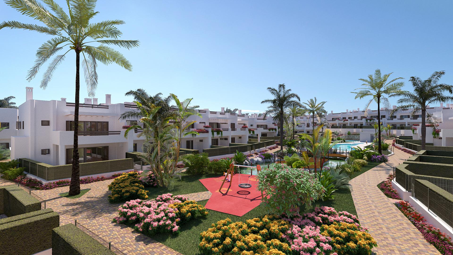 3 bedroom Apartments - solarium in Mar de Pulpi - New build in Medvilla Spanje