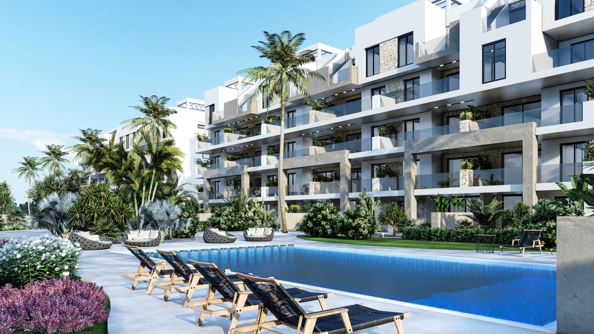 2 bedroom Apartments - solarium in El Raso - New build in Medvilla Spanje