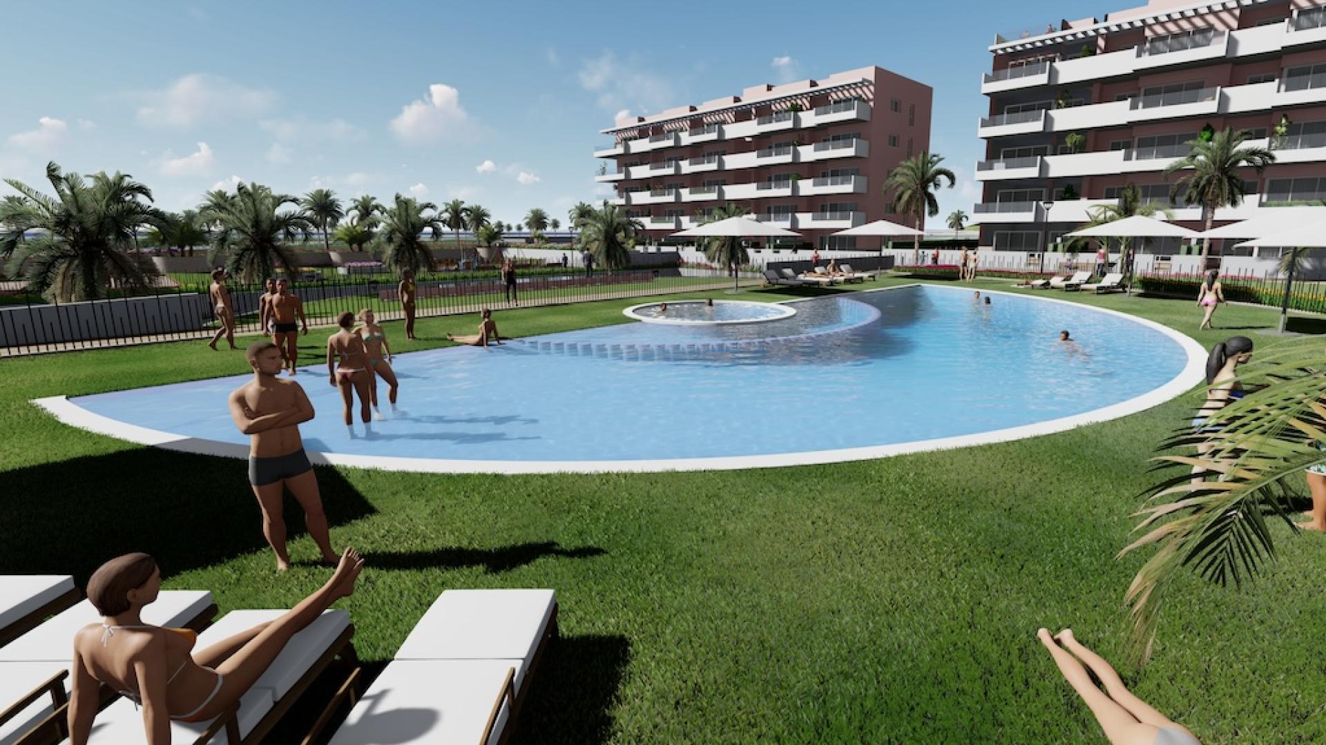 3 bedroom Apartment with garden in El Raso - New build in Medvilla Spanje