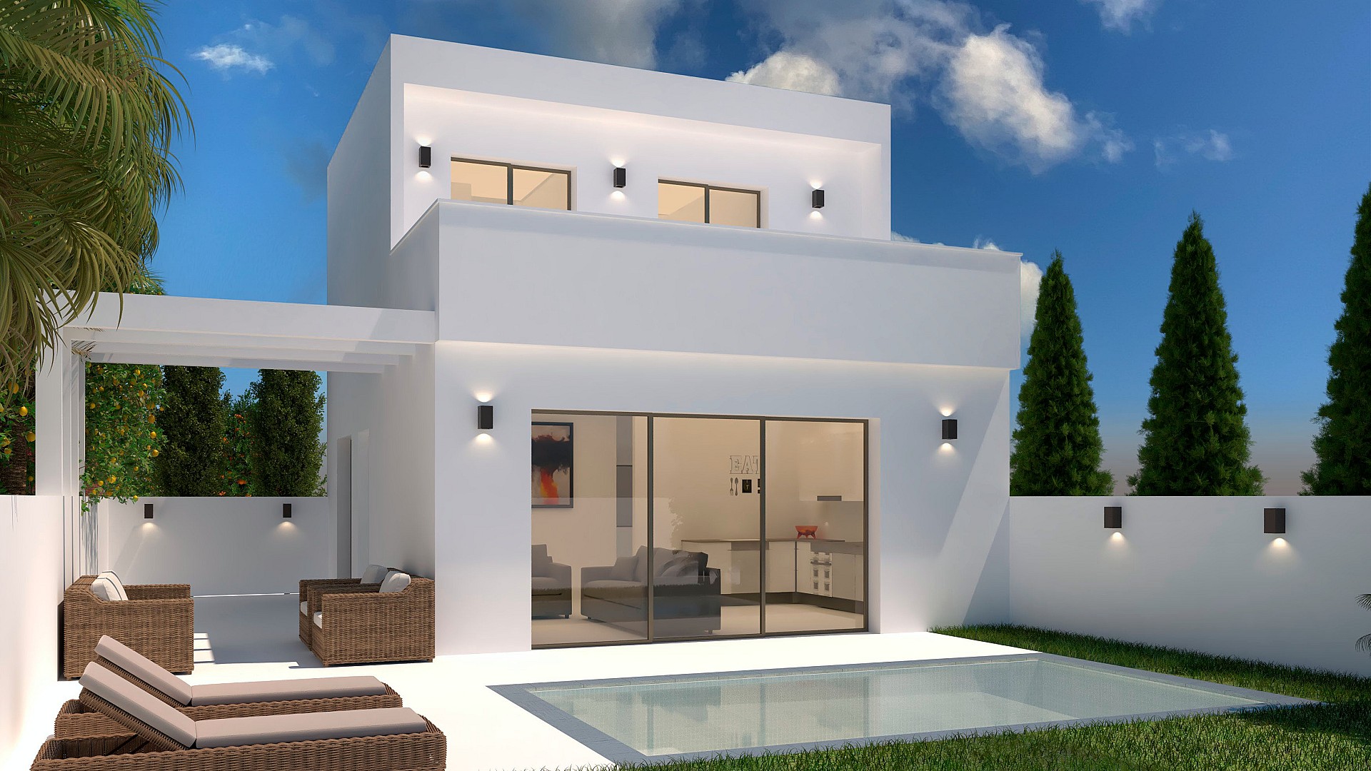 3 bedroom Villa in La Zenia - Orihuela Costa - New build in Medvilla Spanje