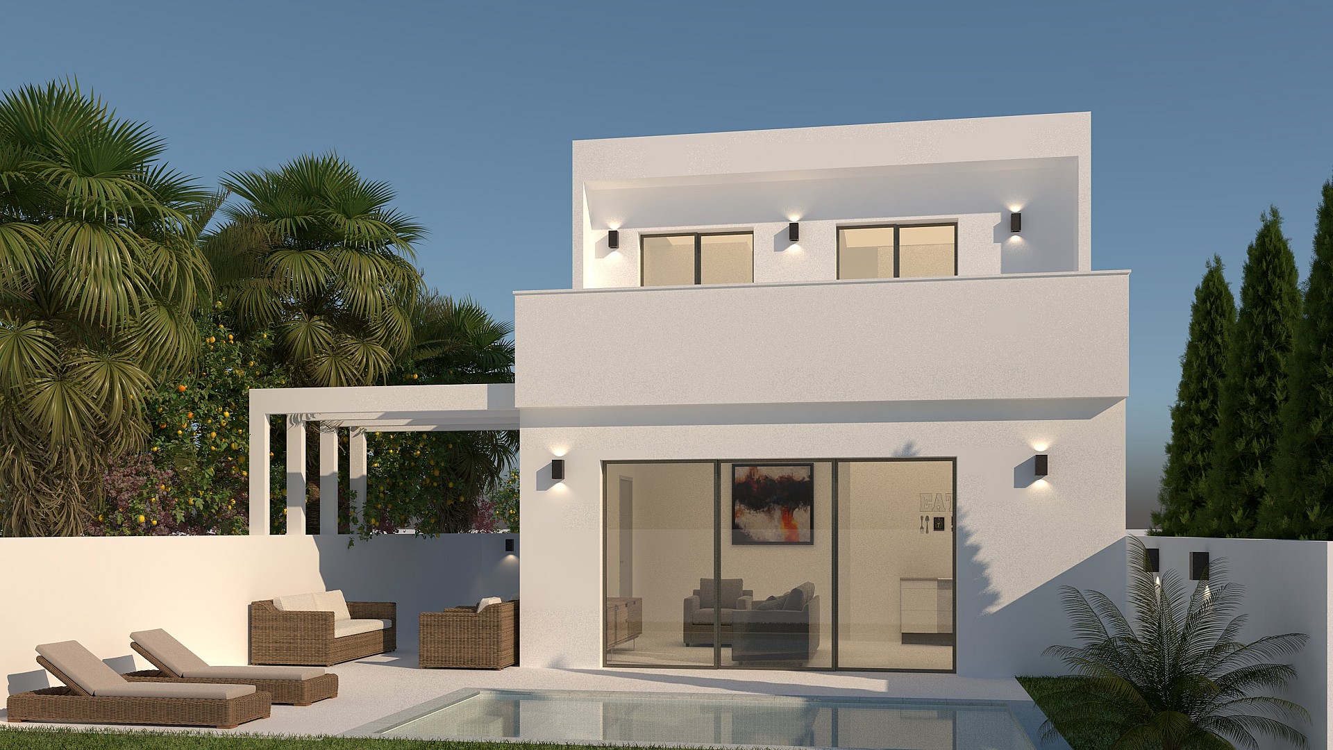 3 bedroom Villa in La Zenia - Orihuela Costa - New build in Medvilla Spanje