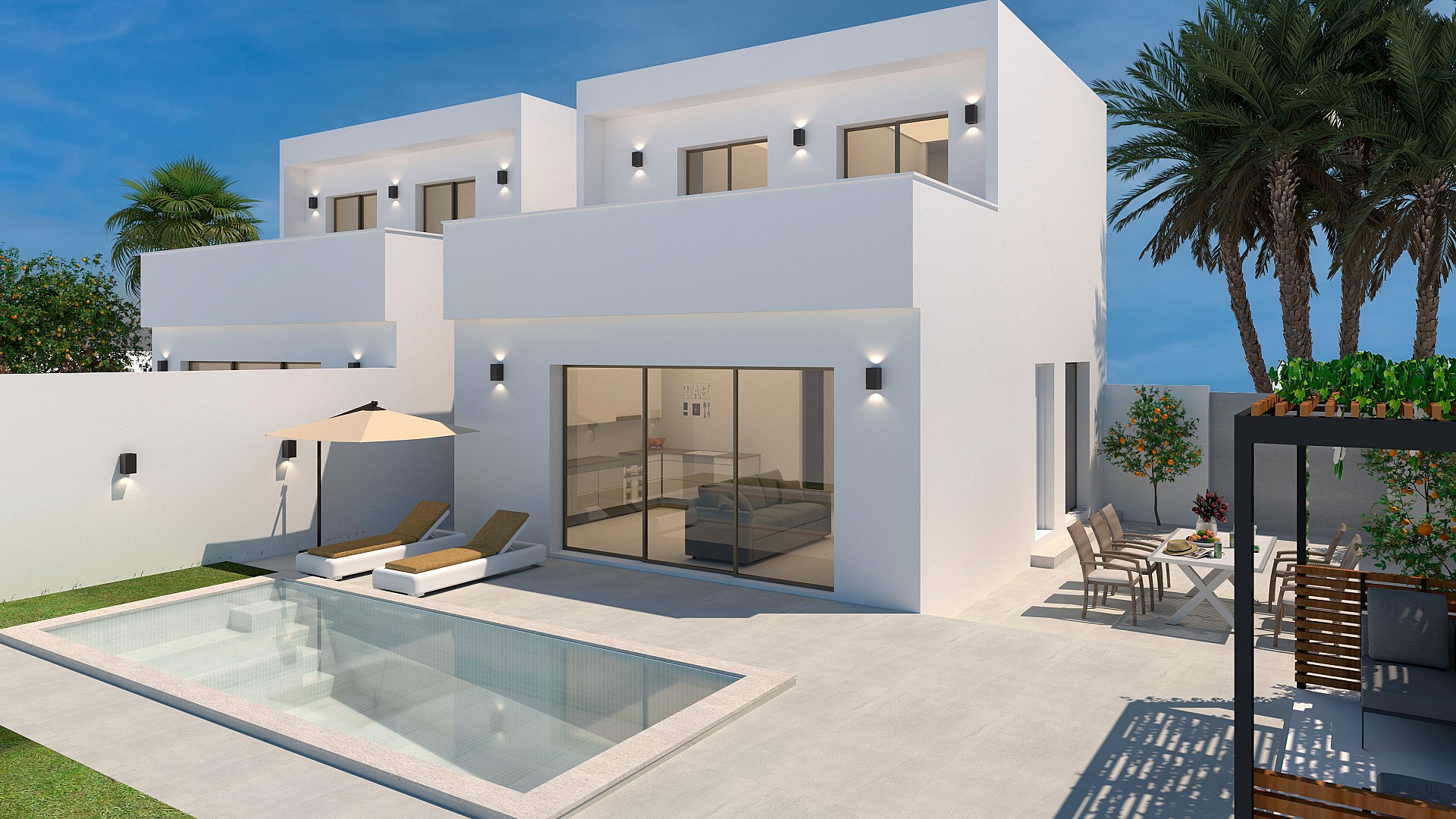 3 bedroom Villa in La Zenia - Orihuela Costa - New build in Medvilla Spanje