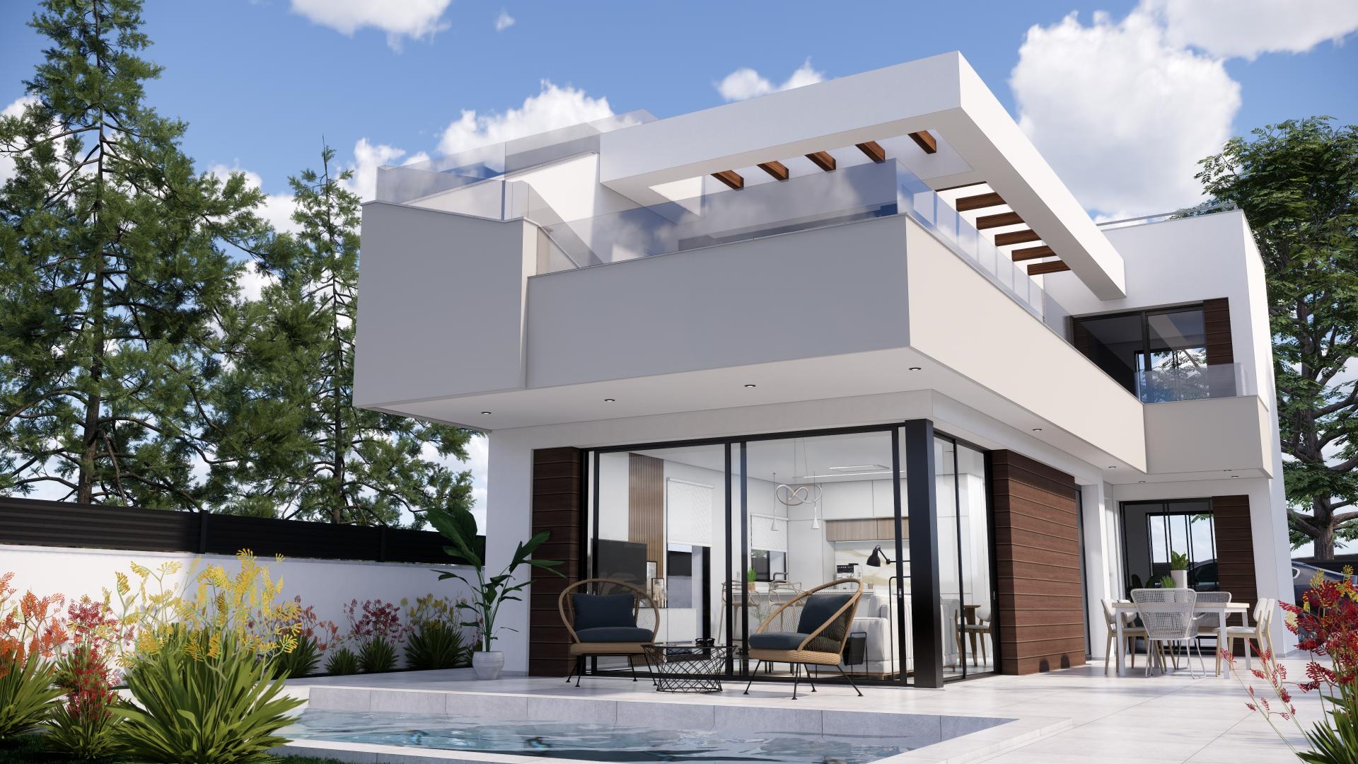 3 bedroom Villa in Pilar de la Horadada - New build in Medvilla Spanje