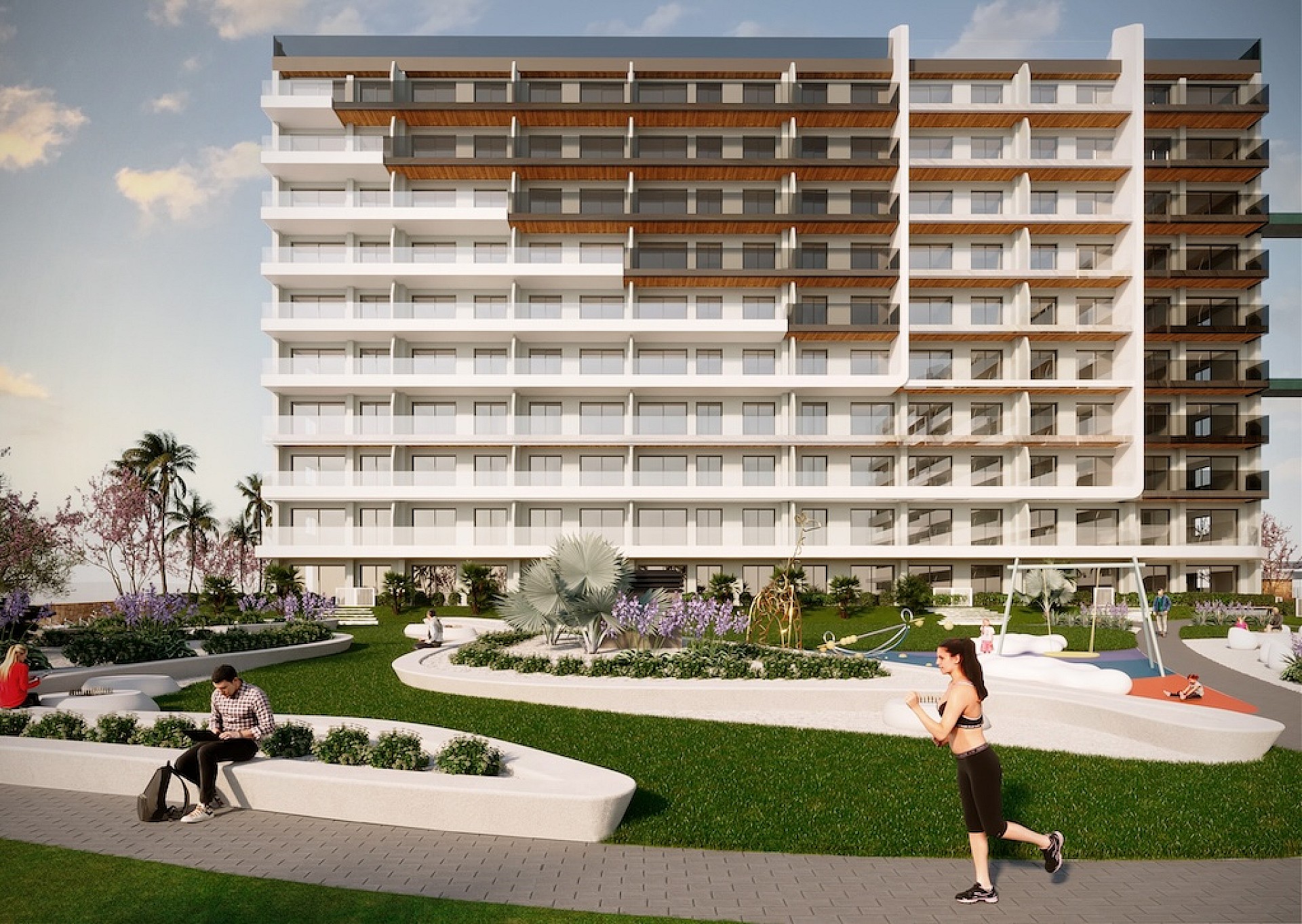 2 bedroom Apartments - solarium in Punta Prima - Orihuela Costa - New build in Medvilla Spanje