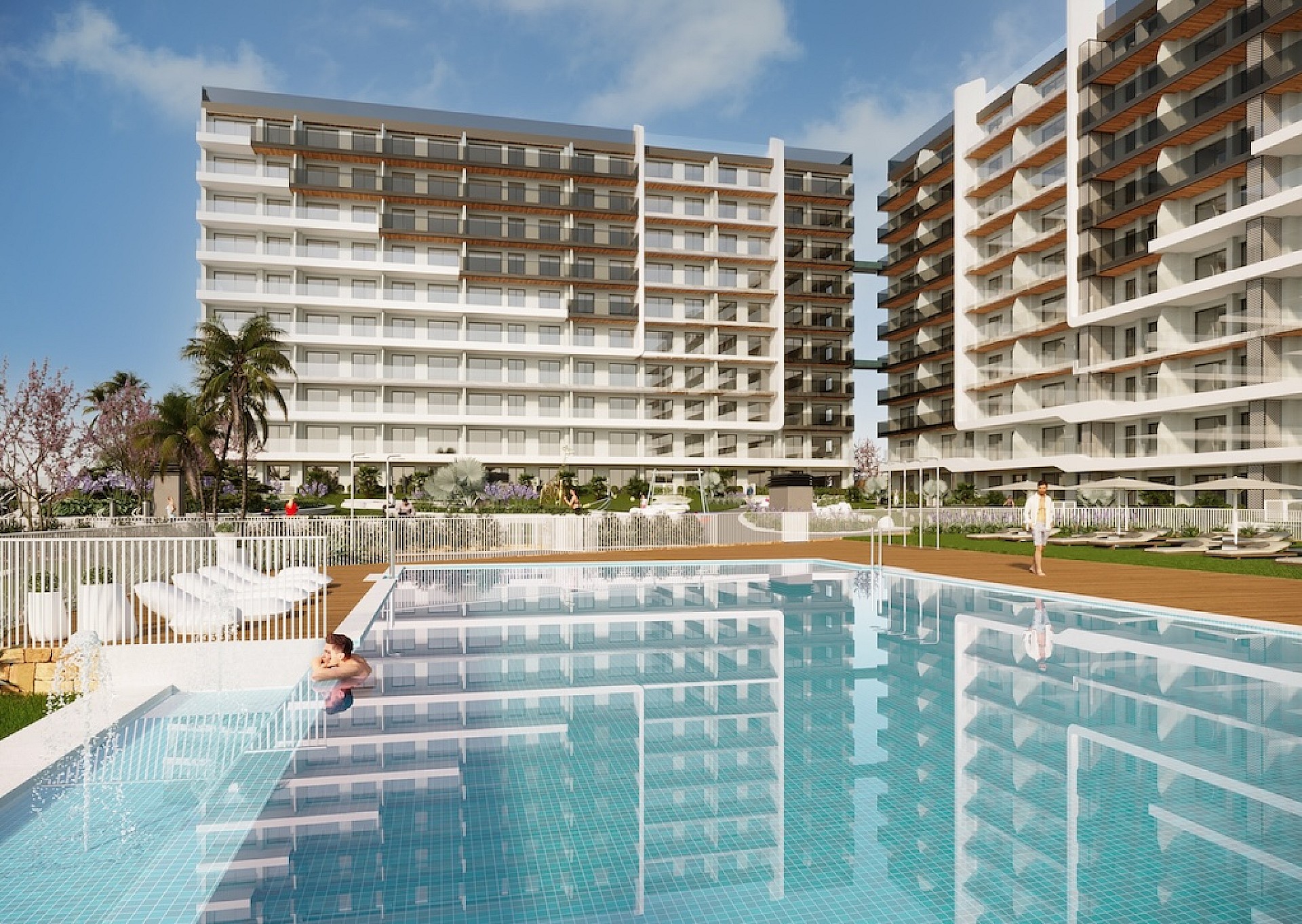 2 bedroom Apartments - solarium in Punta Prima - Orihuela Costa in Medvilla Spanje