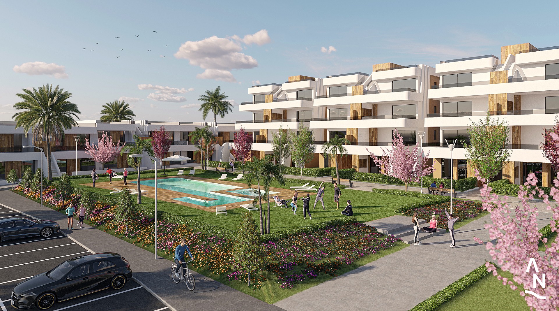 2 bedroom Apartment with terrace in Condado de Alhama - New build in Medvilla Spanje