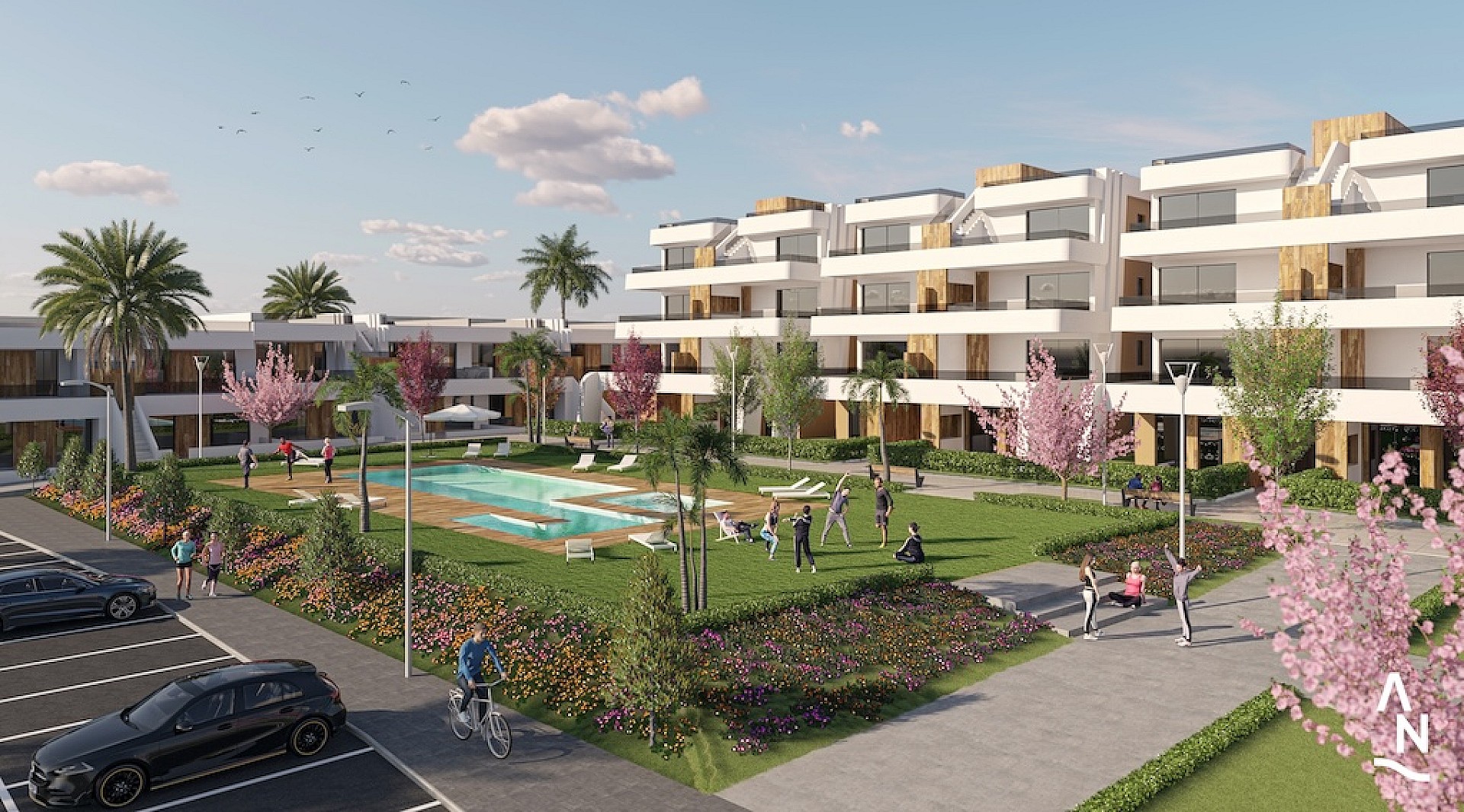 3 bedroom Apartment with garden in Condado de Alhama - New build in Medvilla Spanje