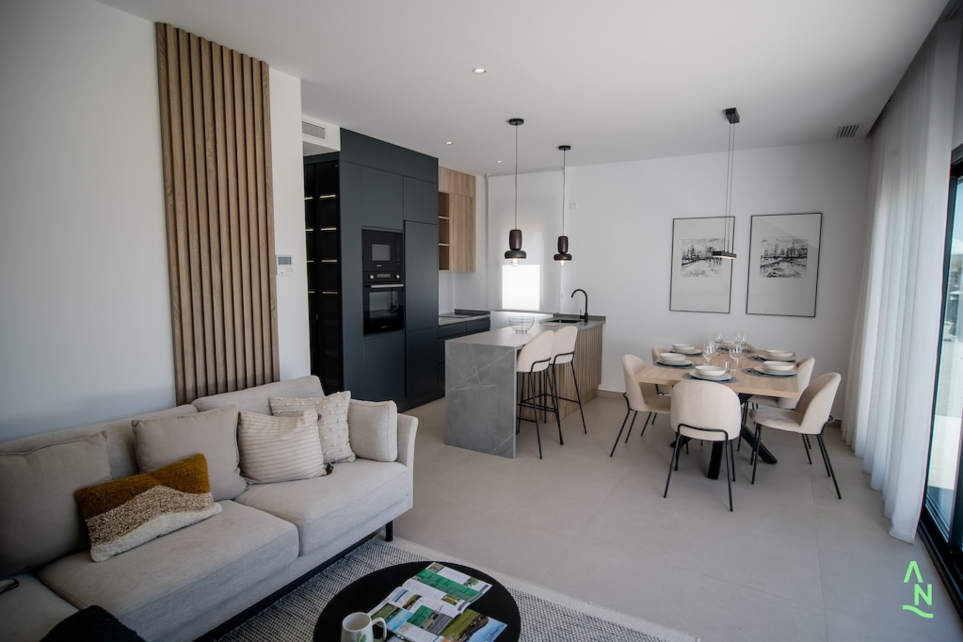 2 bedroom Apartments - solarium in Condado de Alhama - New build in Medvilla Spanje