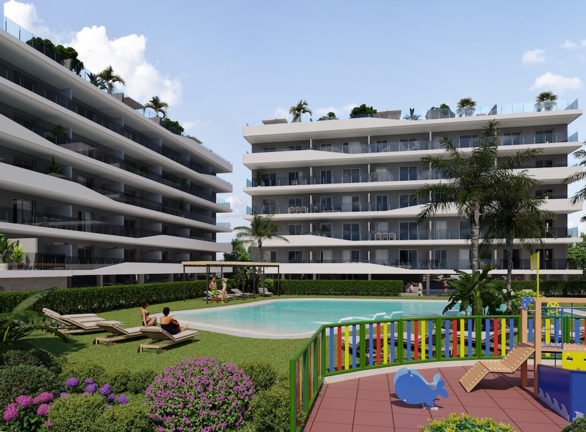 2 bedroom Apartment with terrace in Santa Pola - New build in Medvilla Spanje