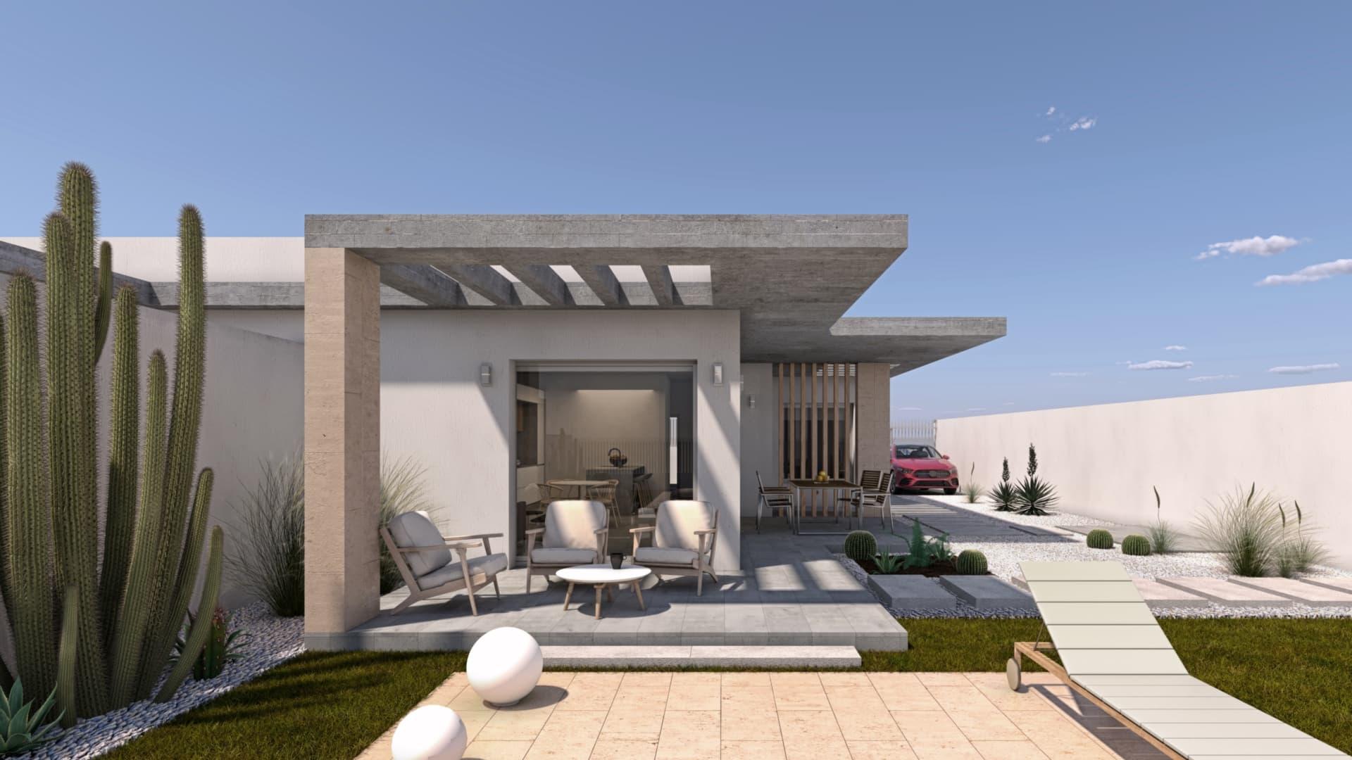 3 bedroom Villa in Santiago de la Ribera - New build in Medvilla Spanje