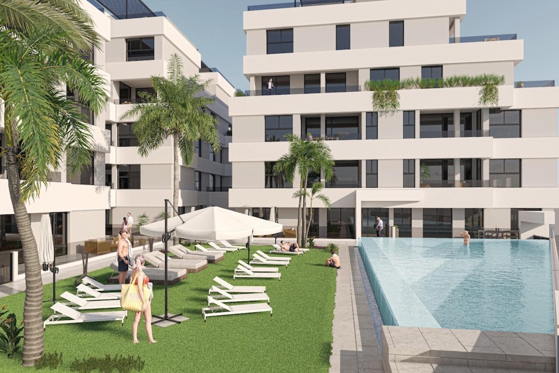 2 bedroom Apartment with terrace in San Pedro Del Pinatar - New build in Medvilla Spanje