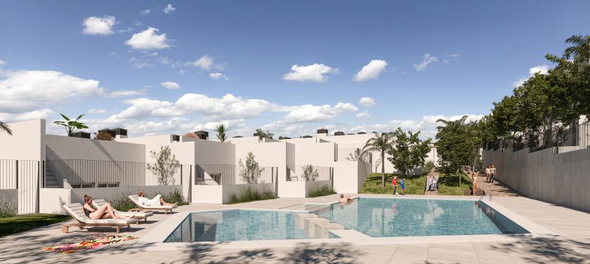 3 Bedroom Townhouses in Monforte Del Cid - New Construction in Medvilla Spanje