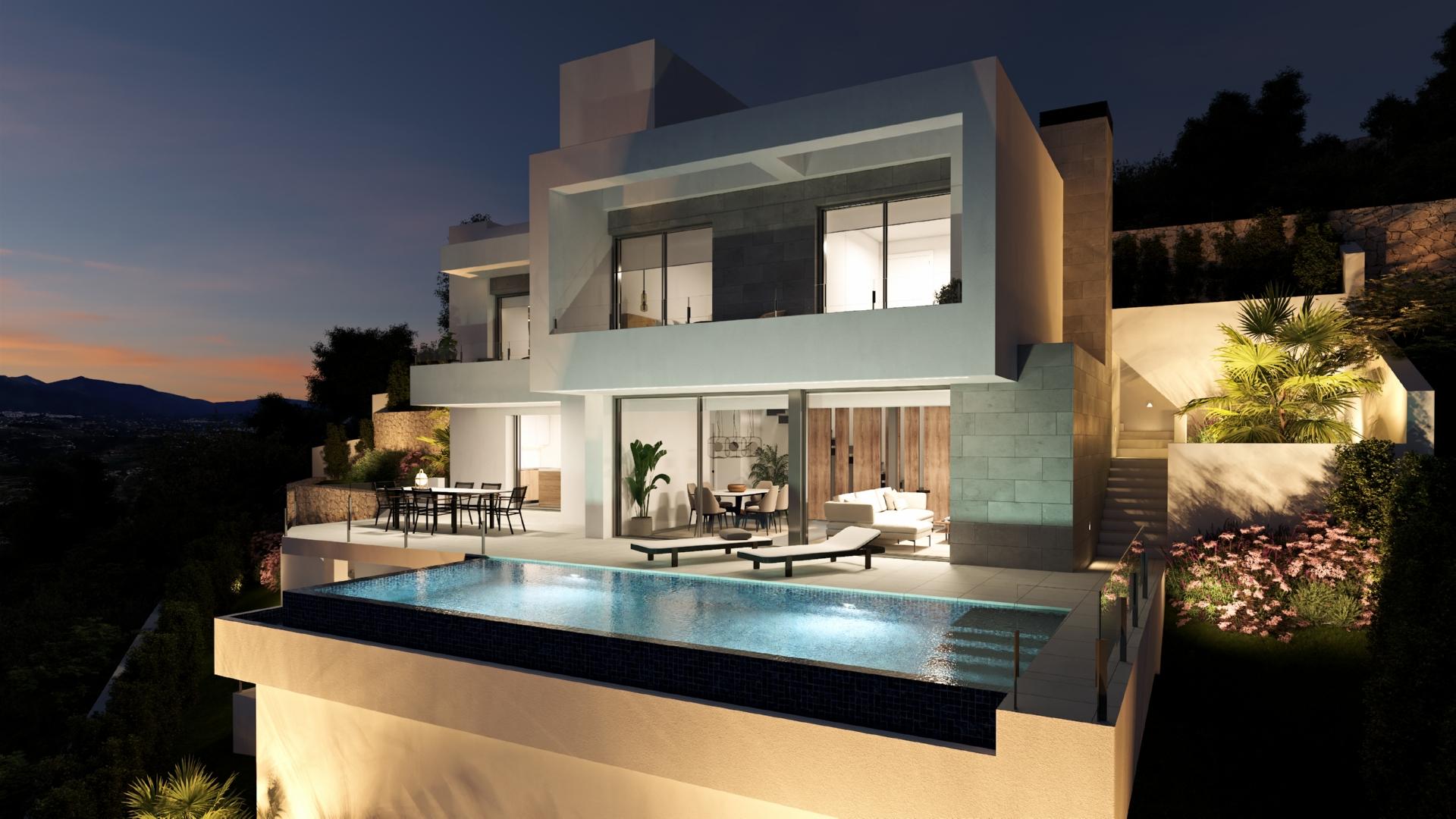 3 bedroom Villa in Benitachell - Cumbre del Sol - New build in Medvilla Spanje