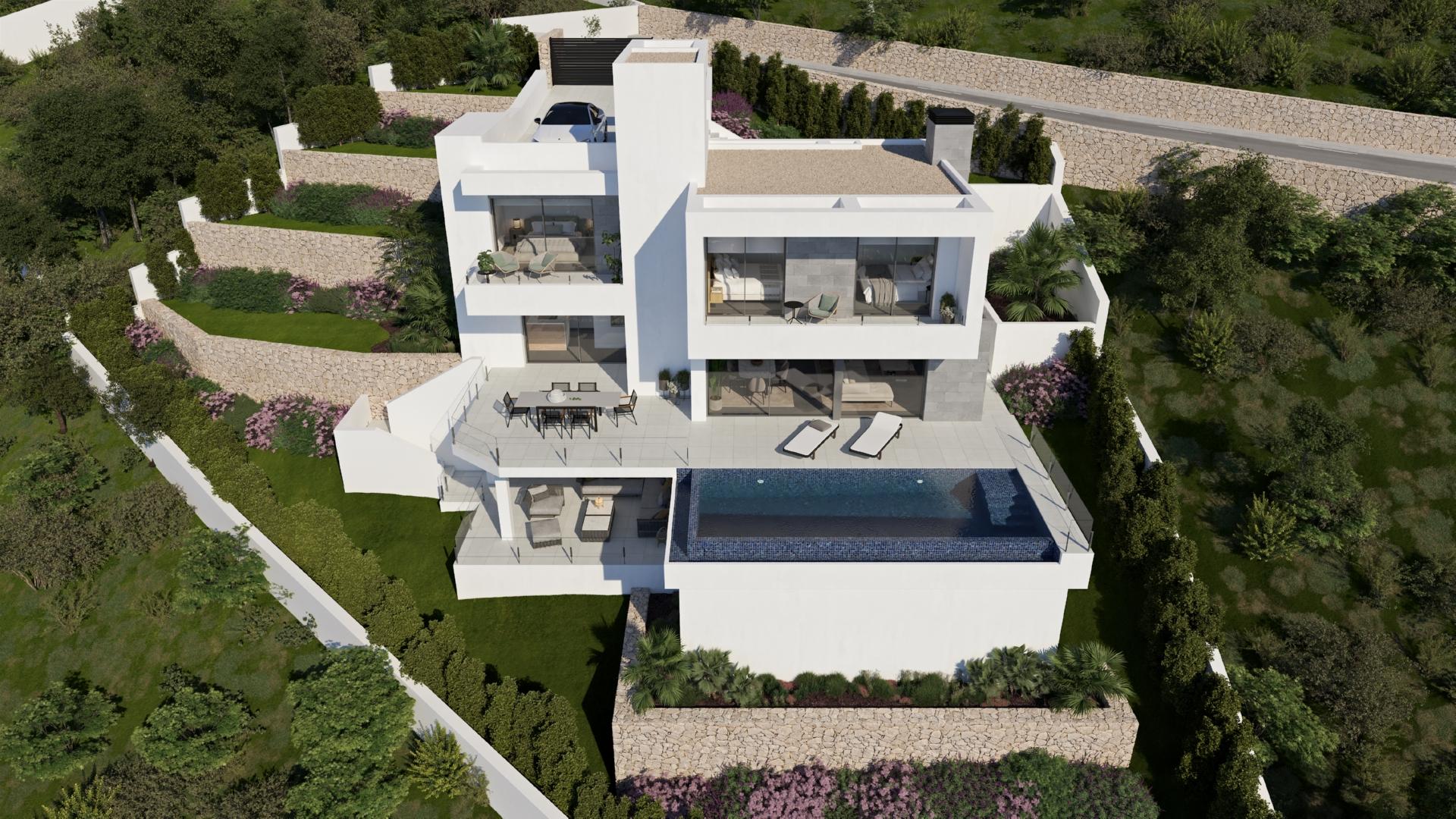 3 bedroom Villa in Benitachell - Cumbre del Sol - New build in Medvilla Spanje