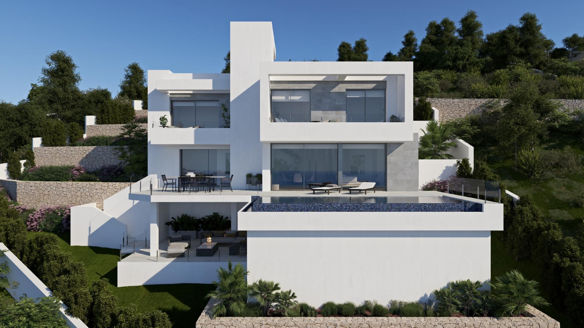 3 bedroom Villa in Benitachell - Cumbre del Sol - New build in Medvilla Spanje