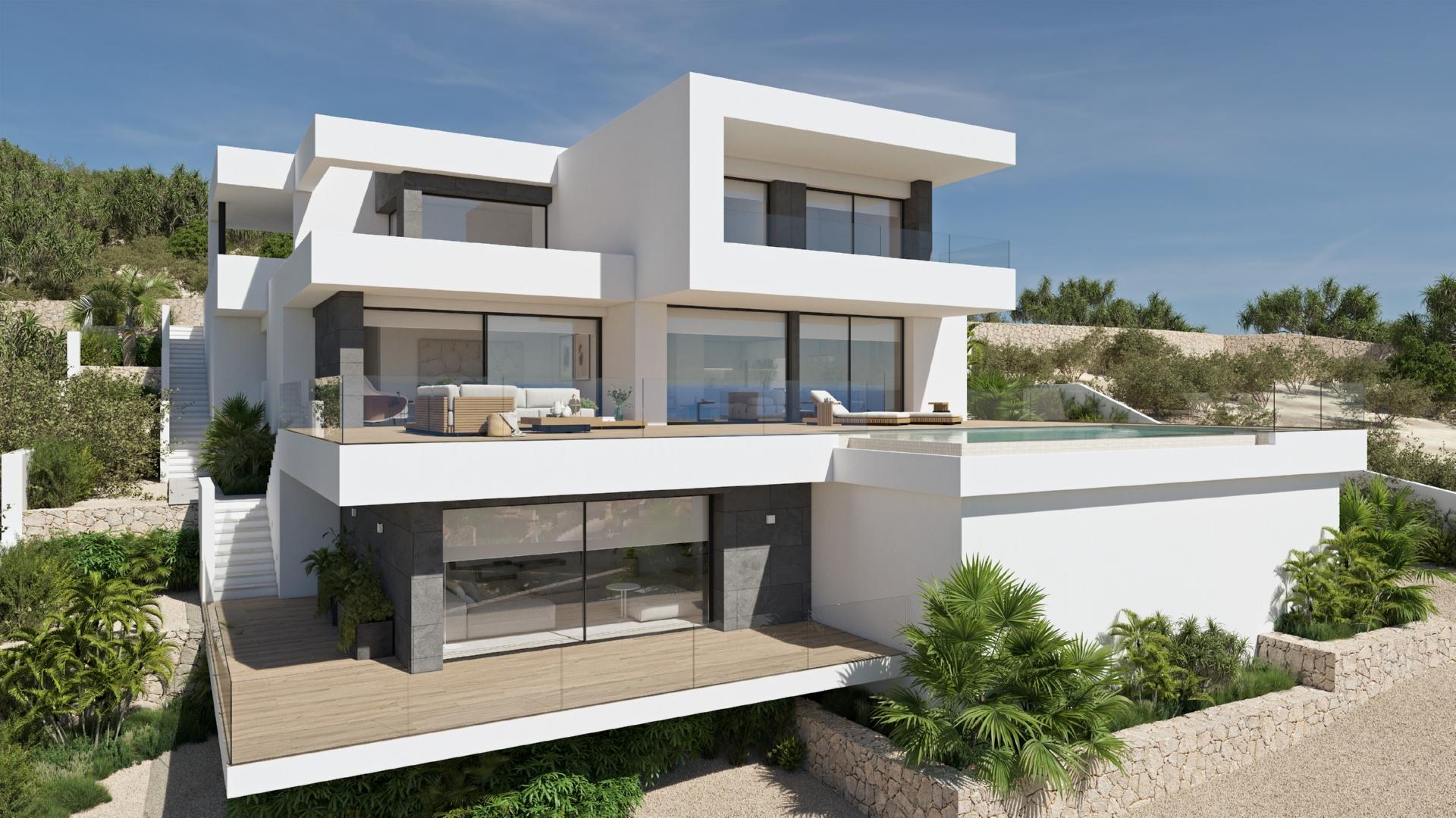 3 bedroom Villa in Benitachell - Cumbre del Sol - New build in Medvilla Spanje