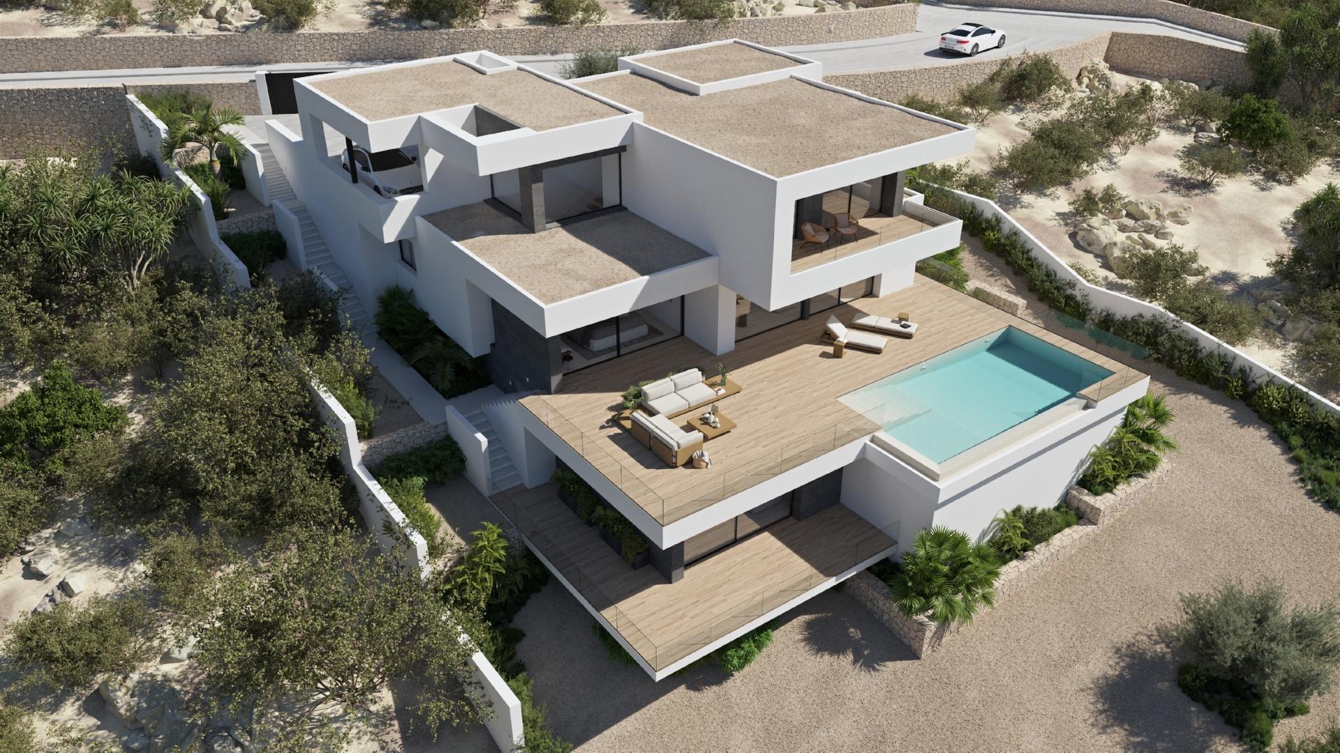 3 bedroom Villa in Benitachell - Cumbre del Sol - New build in Medvilla Spanje