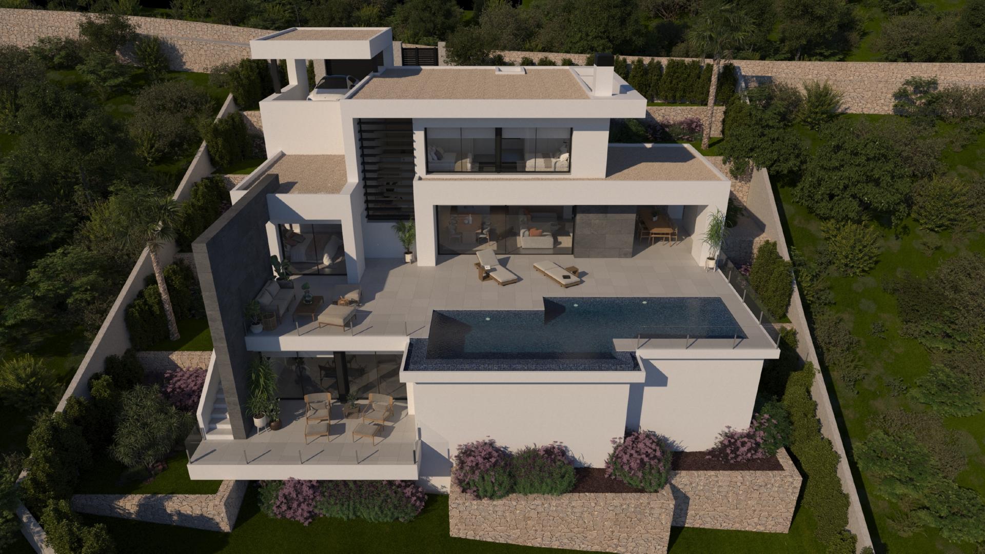 3 bedroom Villa in Benitachell - Cumbre del Sol - New build in Medvilla Spanje