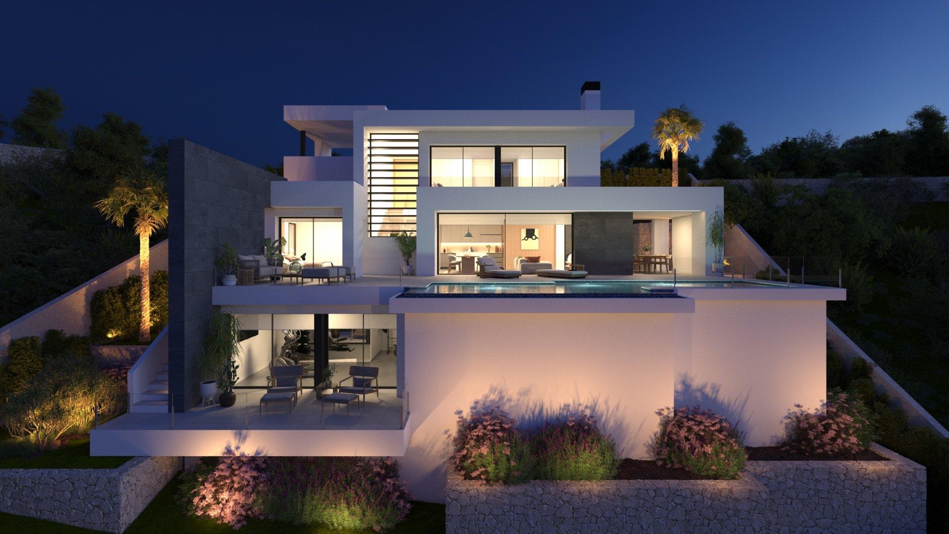 3 bedroom Villa in Benitachell - Cumbre del Sol - New build in Medvilla Spanje