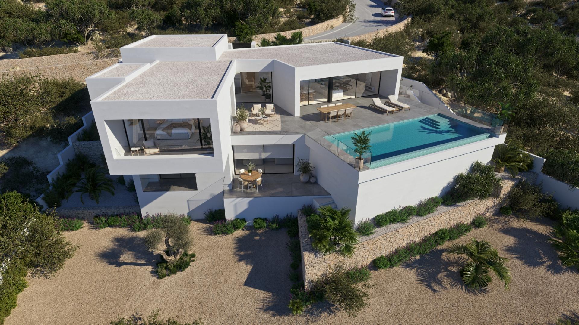 3 bedroom Villa in Benitachell - Cumbre del Sol - New build in Medvilla Spanje