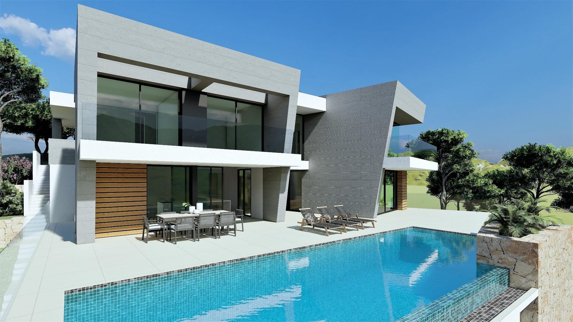 3 bedroom Villa in Benitachell - Cumbre del Sol - New build in Medvilla Spanje