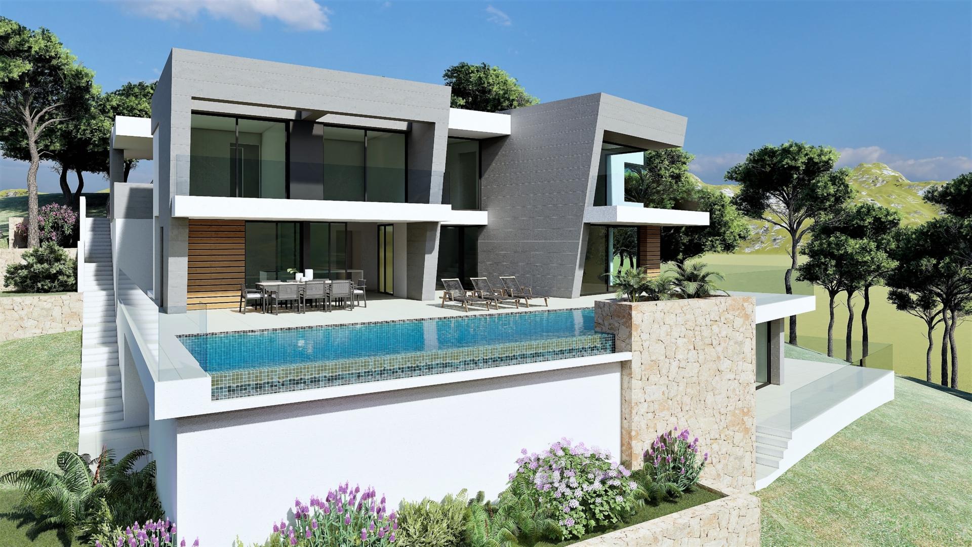 3 bedroom Villa in Benitachell - Cumbre del Sol - New build in Medvilla Spanje