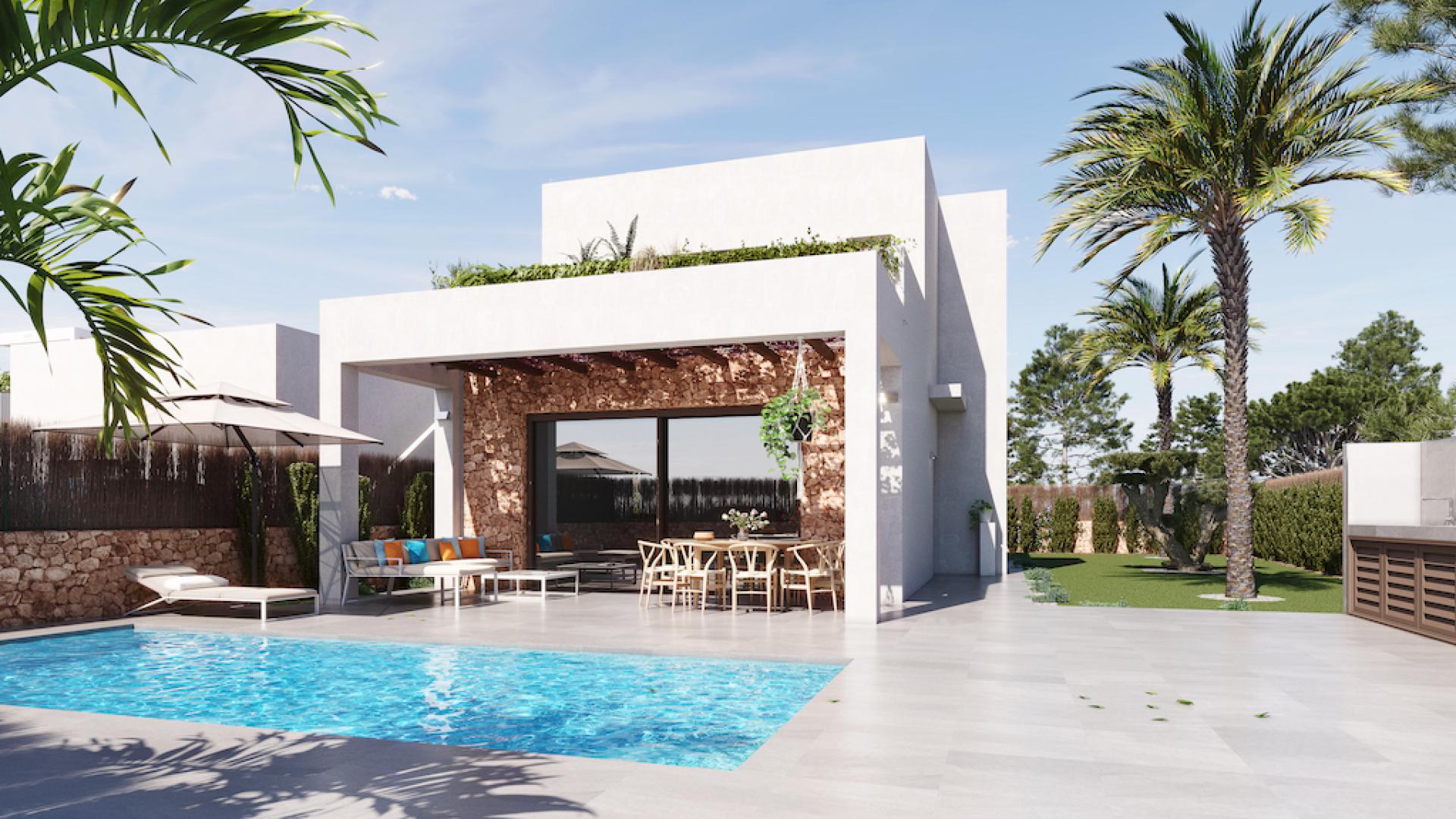 3 bedroom Villa in Lomas De Cabo Roig - New build in Medvilla Spanje