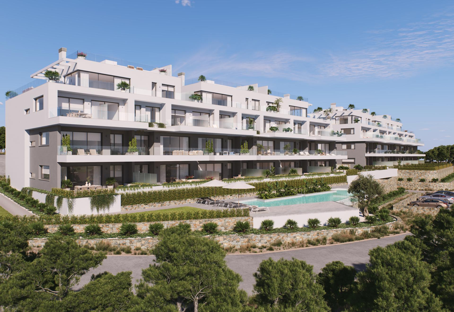 3 bedroom Apartment with garden in Las Colinas Golf - New build in Medvilla Spanje