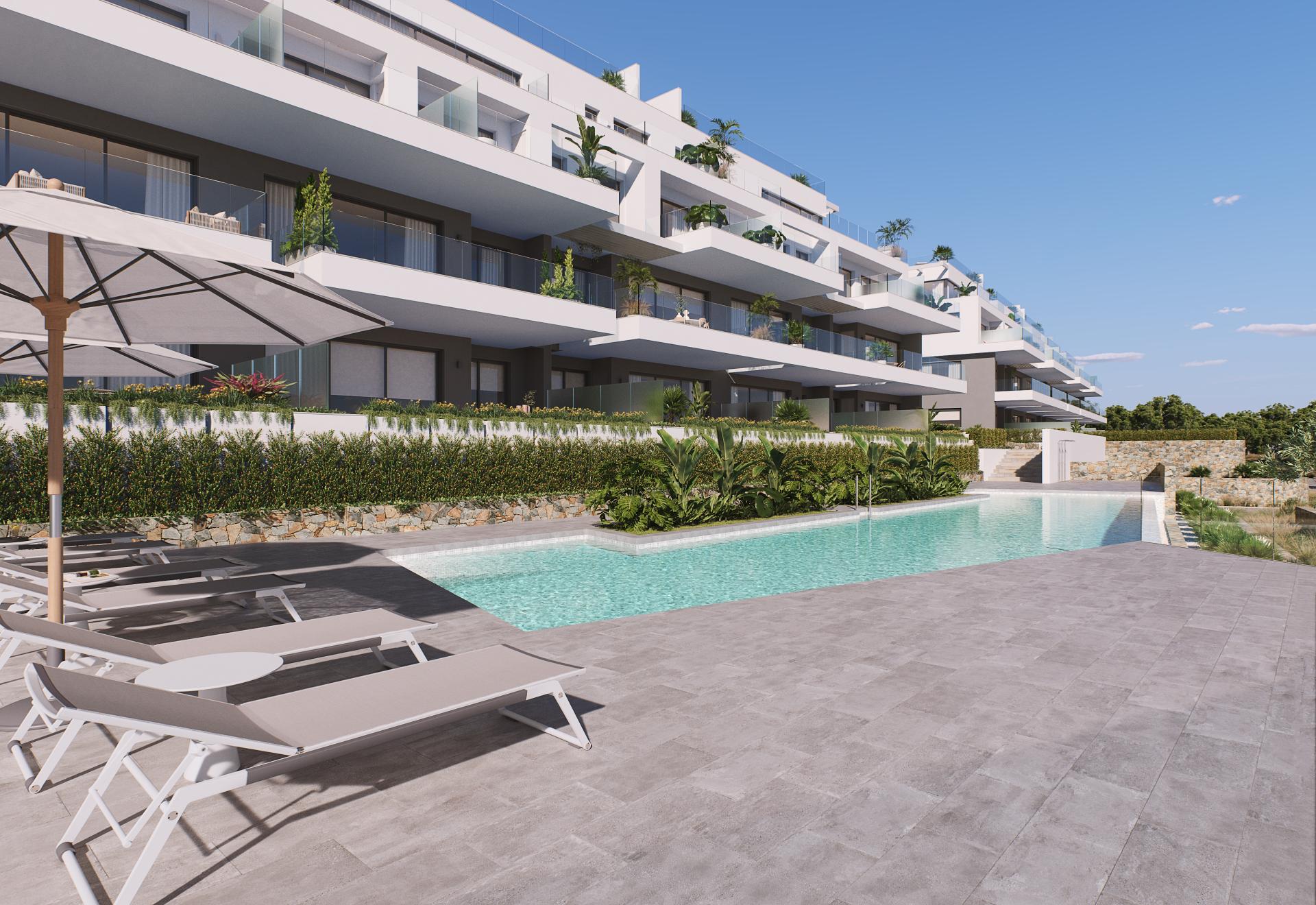 3 bedroom Apartment with garden in Las Colinas Golf - New build in Medvilla Spanje