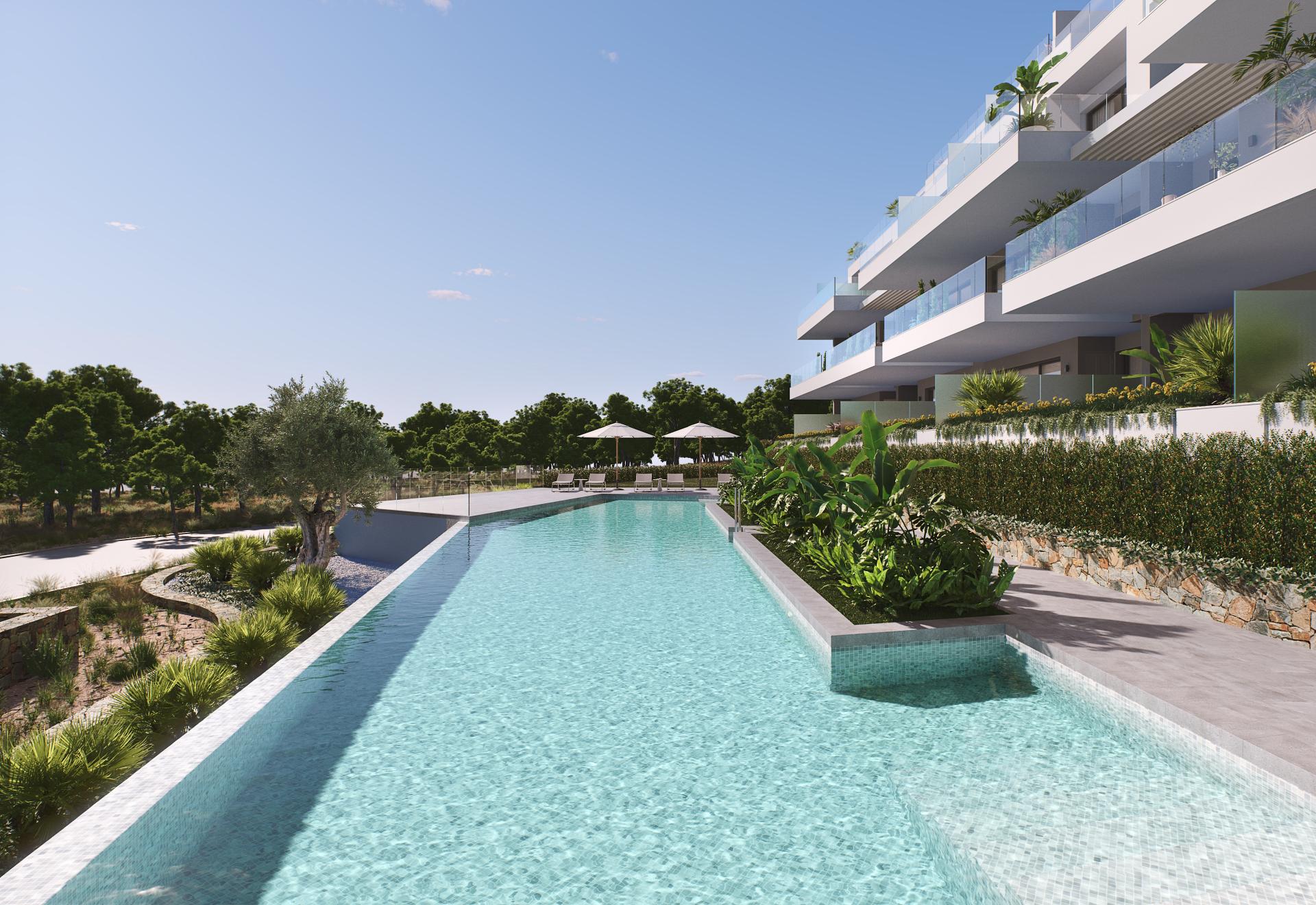 3 bedroom Apartments - solarium in Las Colinas Golf - New build in Medvilla Spanje