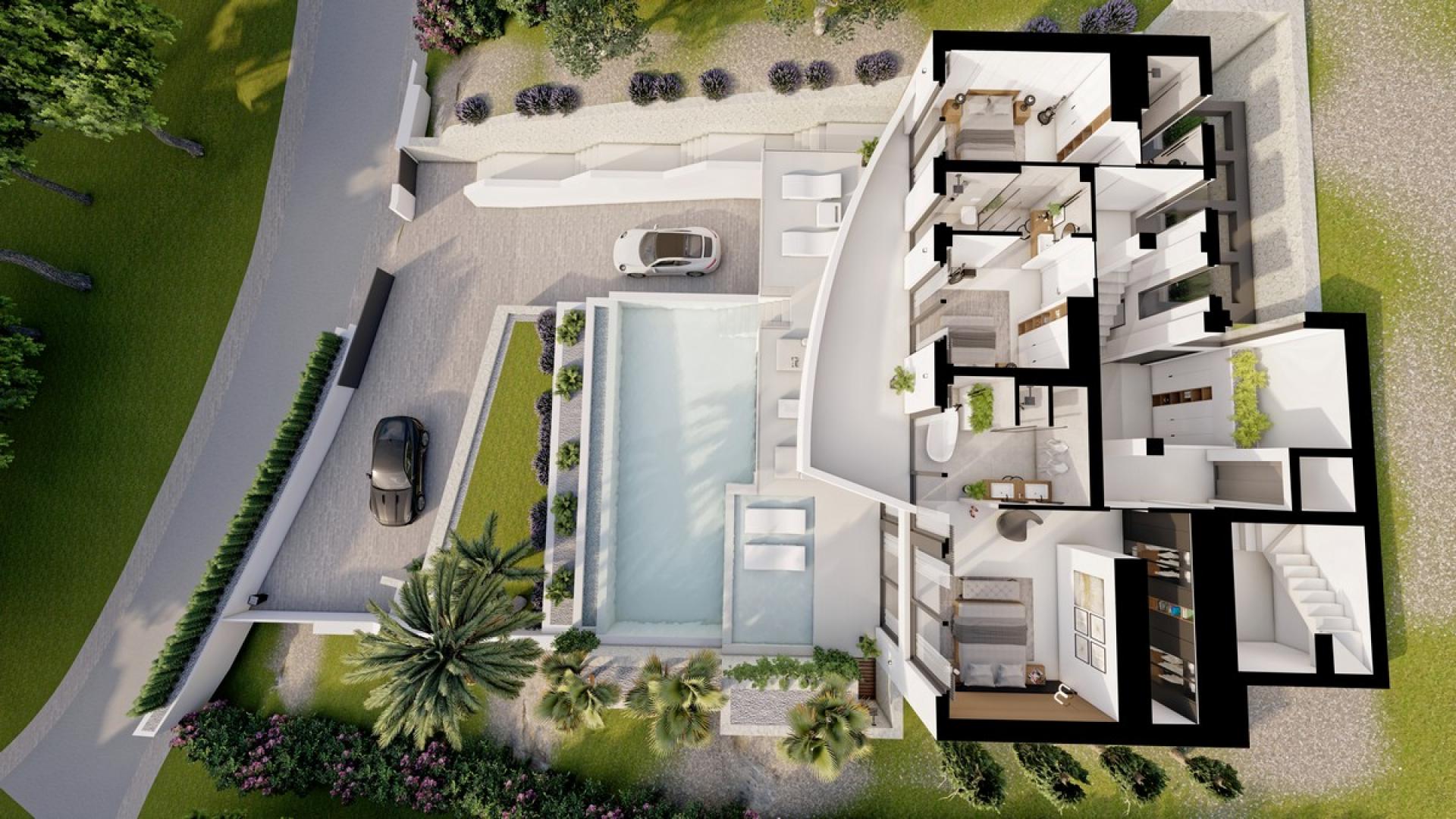 4 bedroom Villa in Altea - New build in Medvilla Spanje