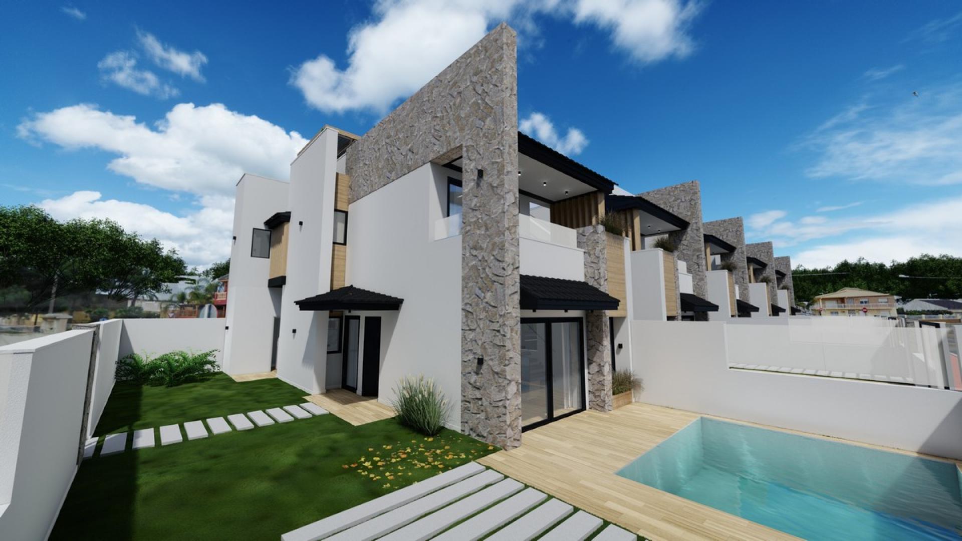 3 bedroom Villa in San Pedro Del Pinatar - New build in Medvilla Spanje