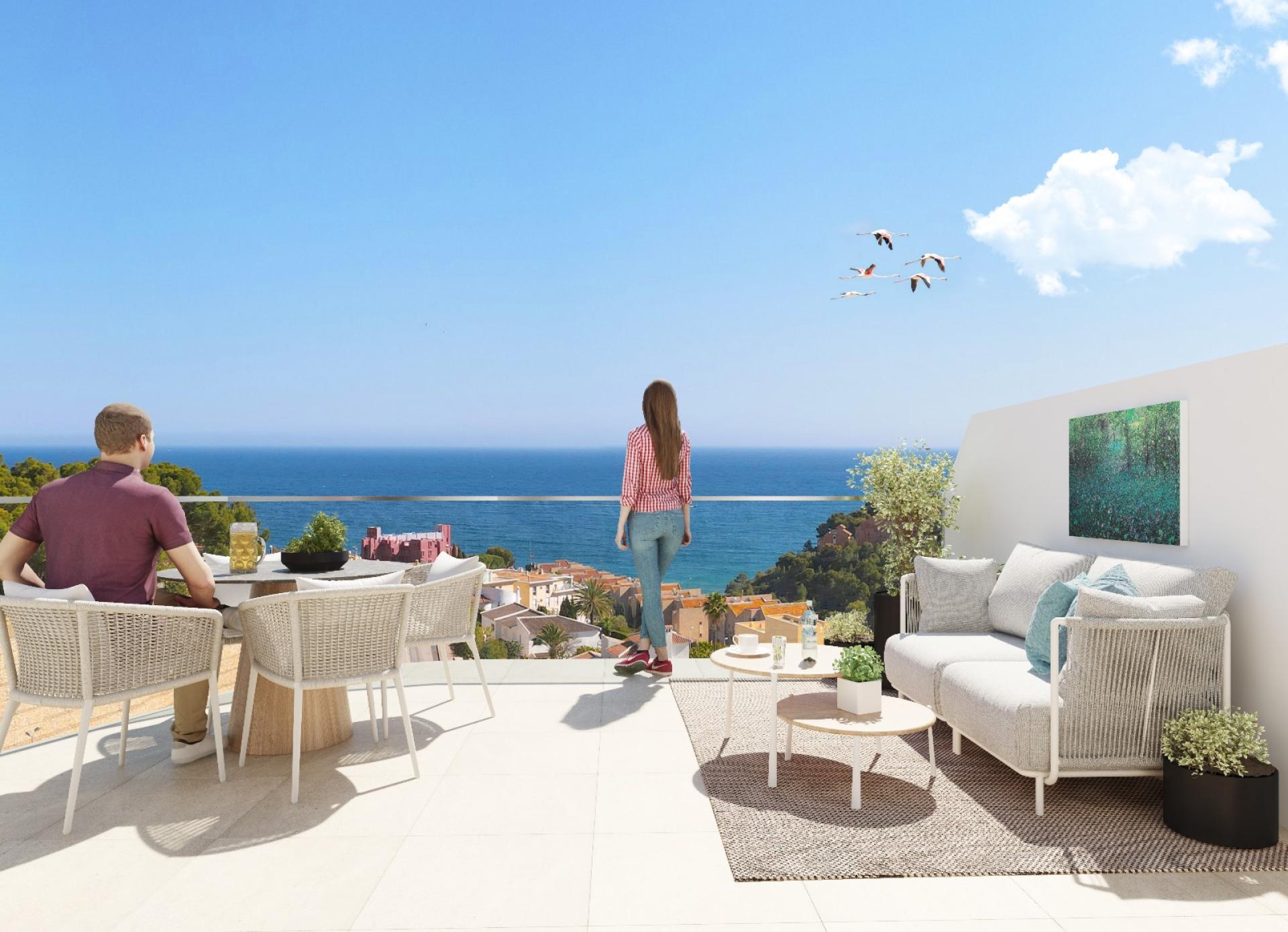 3 bedroom Apartment with terrace in Calpe - New build in Medvilla Spanje