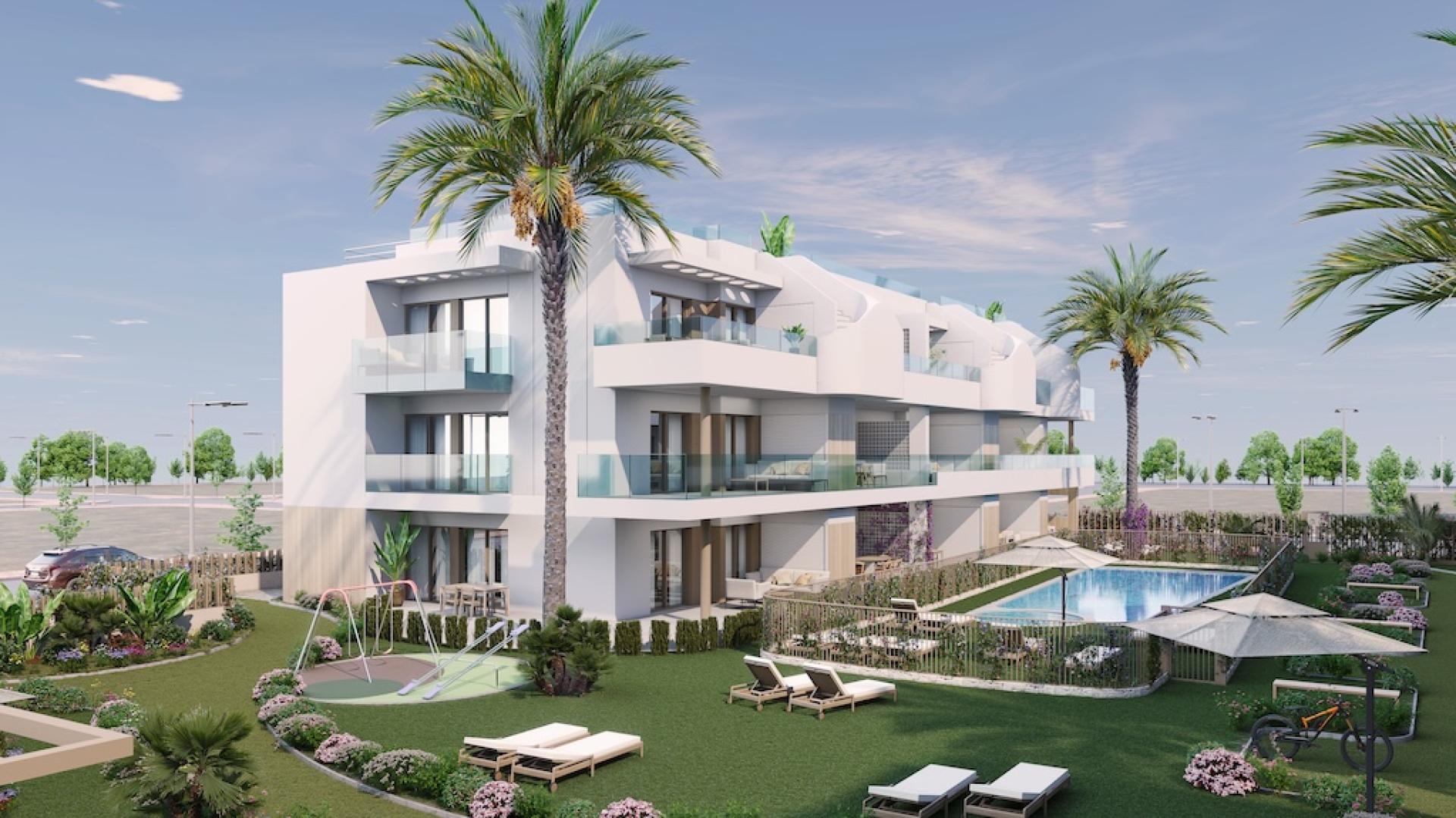 3 bedroom Apartments - solarium in Pilar de la Horadada - New build in Medvilla Spanje