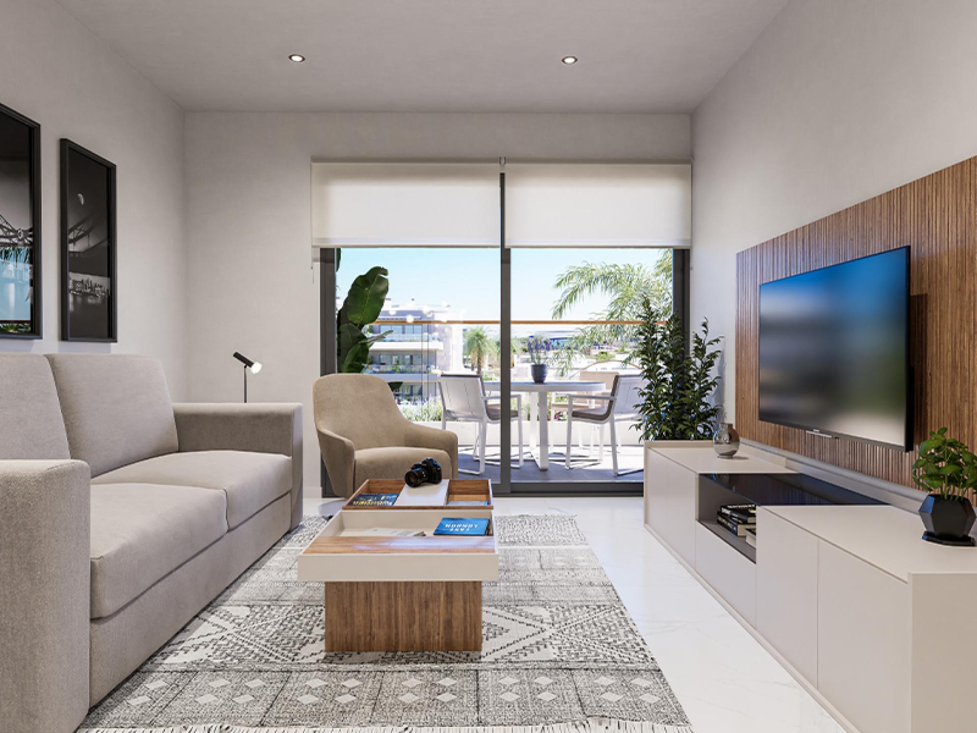 1 bedroom Apartments - solarium in Torrevieja - New build in Medvilla Spanje