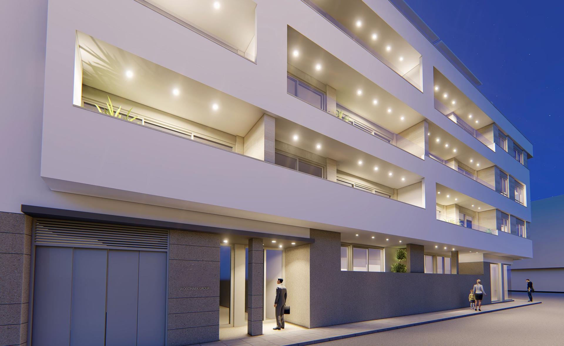 1 bedroom Apartment with terrace in Torrevieja - New build in Medvilla Spanje