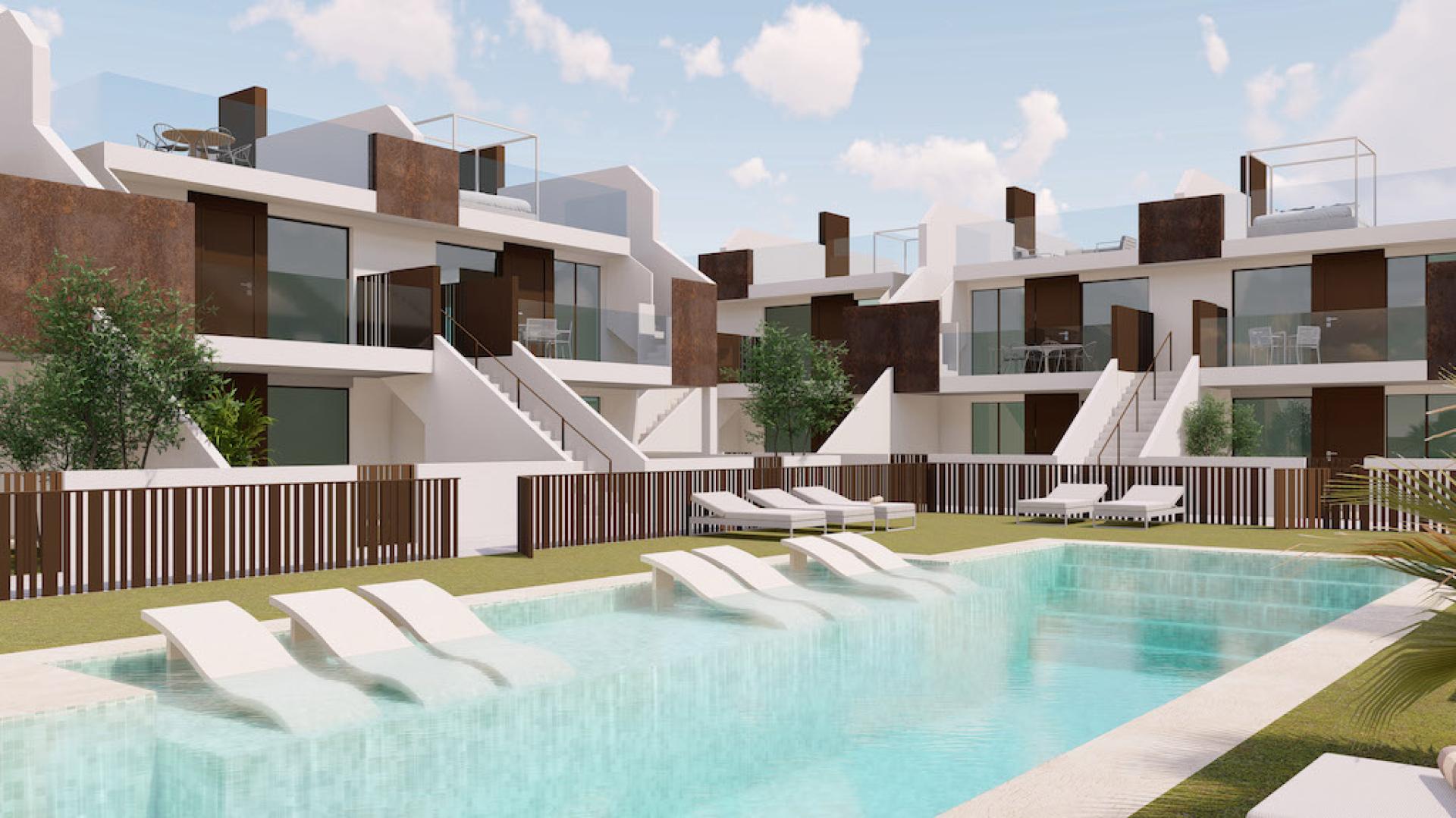 2 bedroom Apartments - solarium in Pilar de la Horadada - New build in Medvilla Spanje